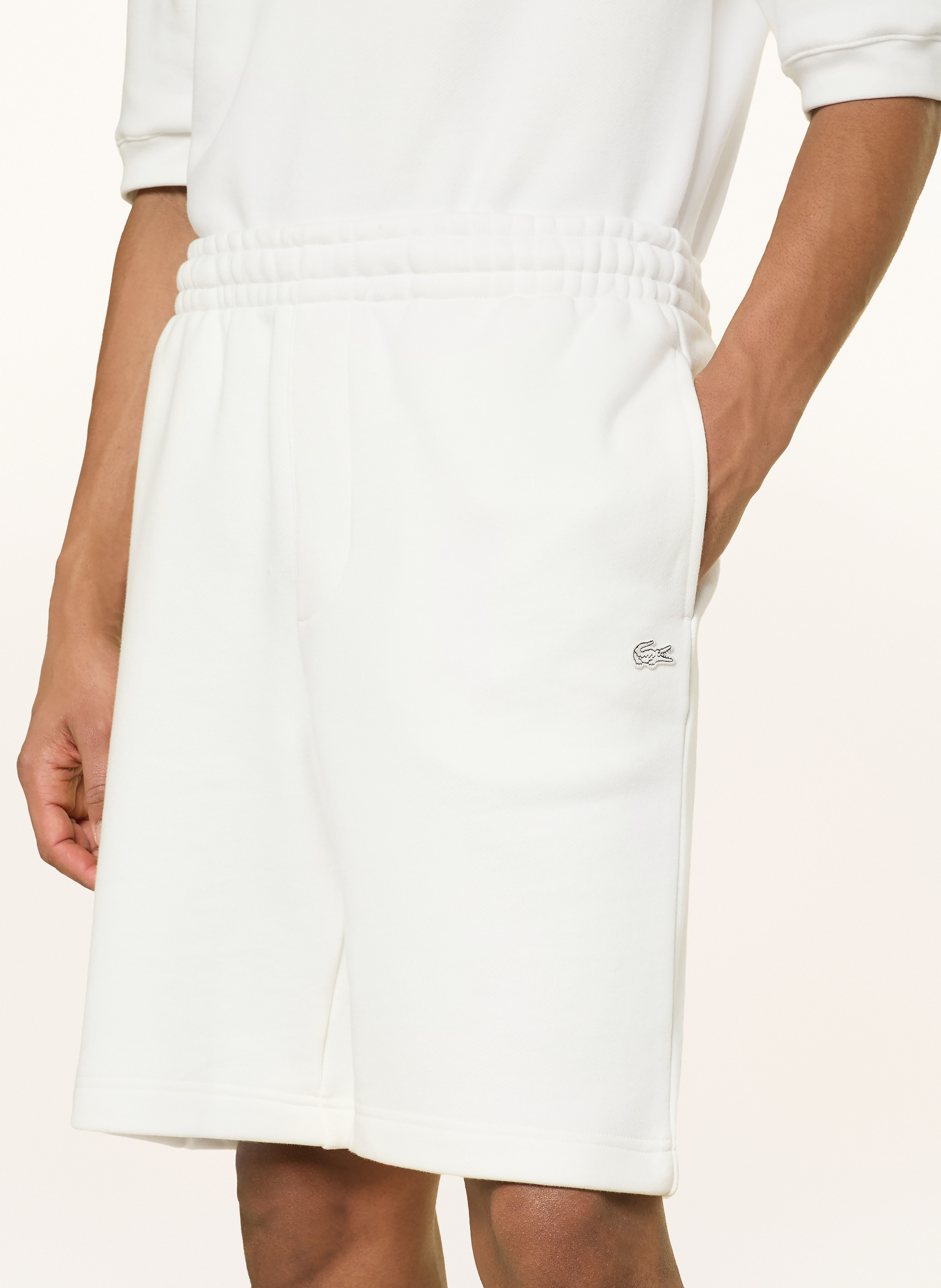 Thumbnail - Lacoste Sweatshorts weiss