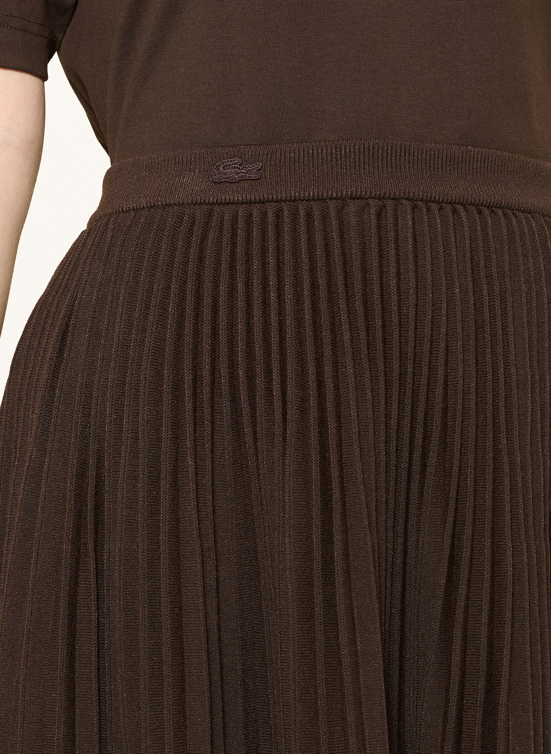 Thumbnail - Lacoste Strickrock braun