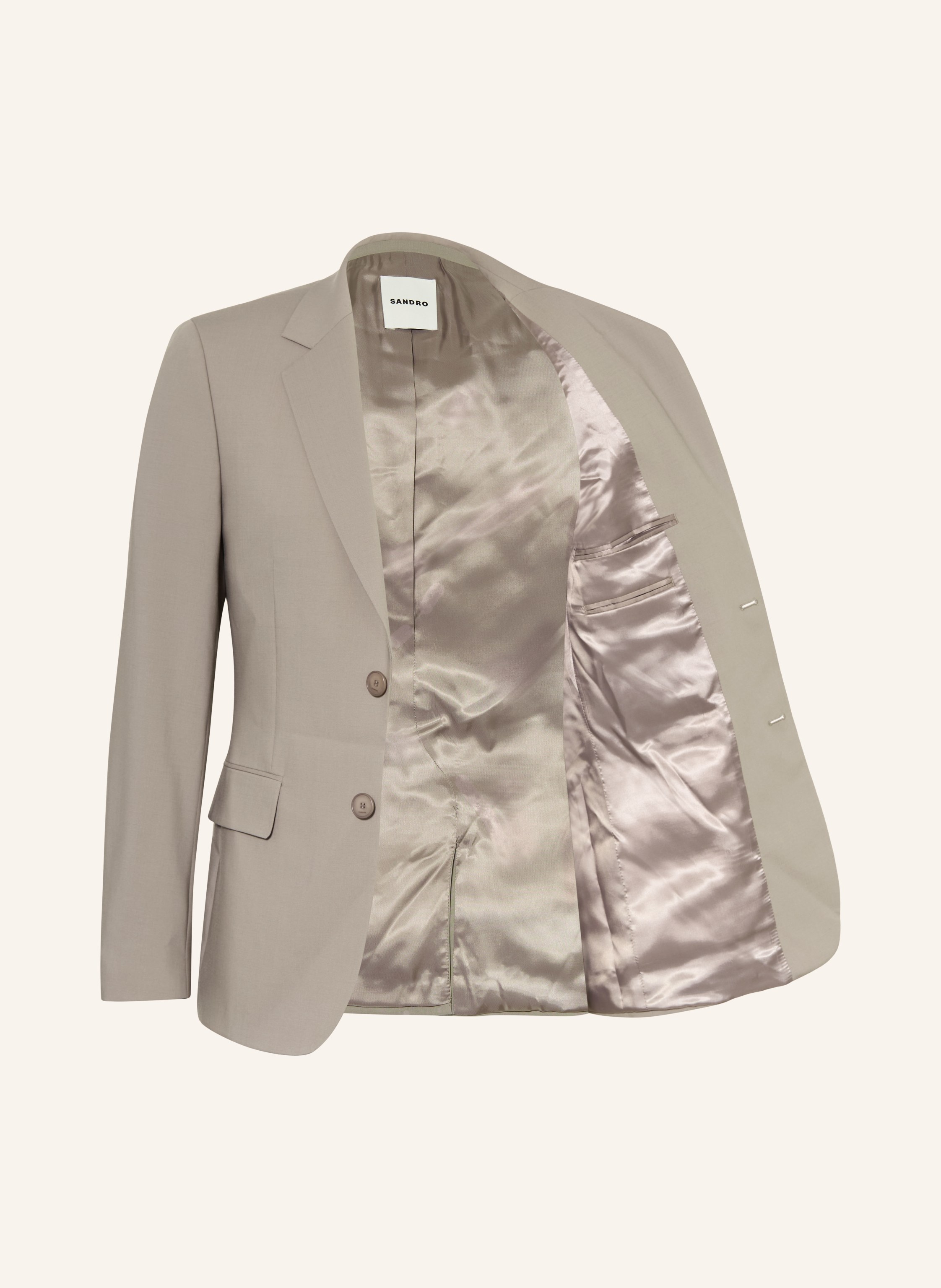 Thumbnail - Sandro Sakko Extra Slim Fit grau