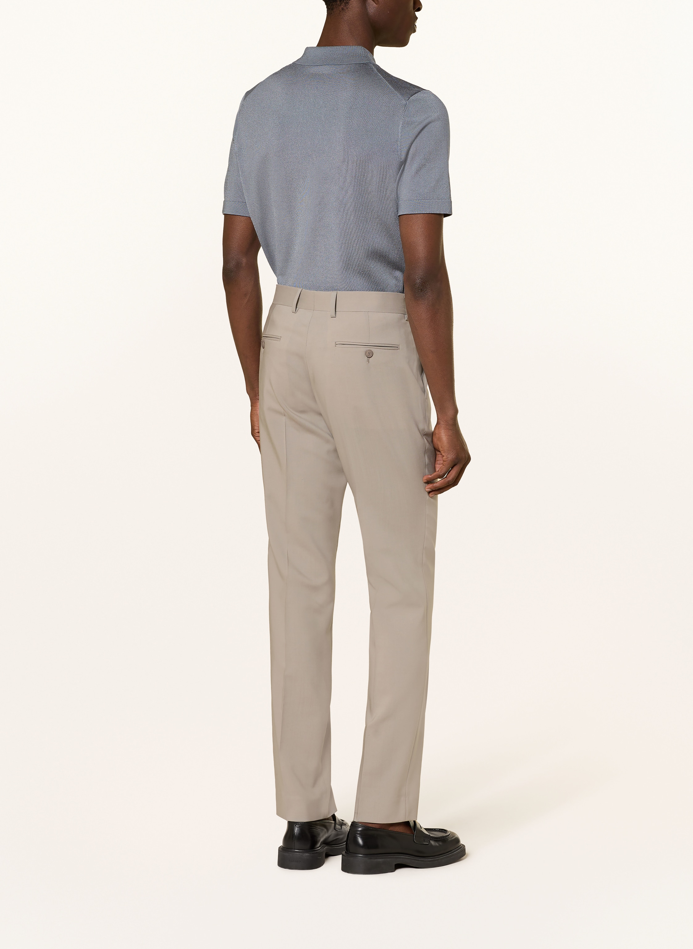 Thumbnail - Sandro Anzughose Regular Fit grau