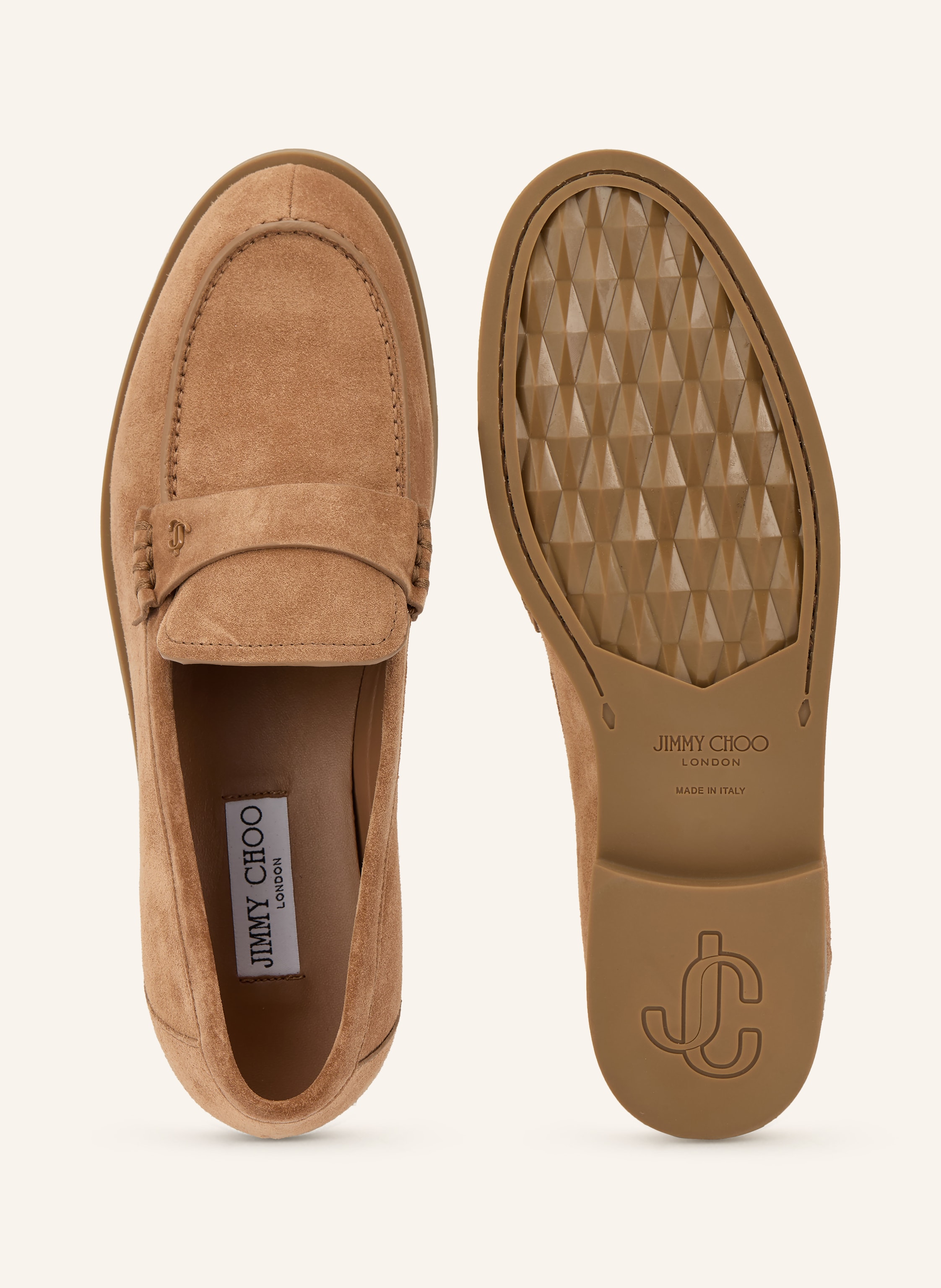 Thumbnail - Jimmy Choo Loafer Ivy braun