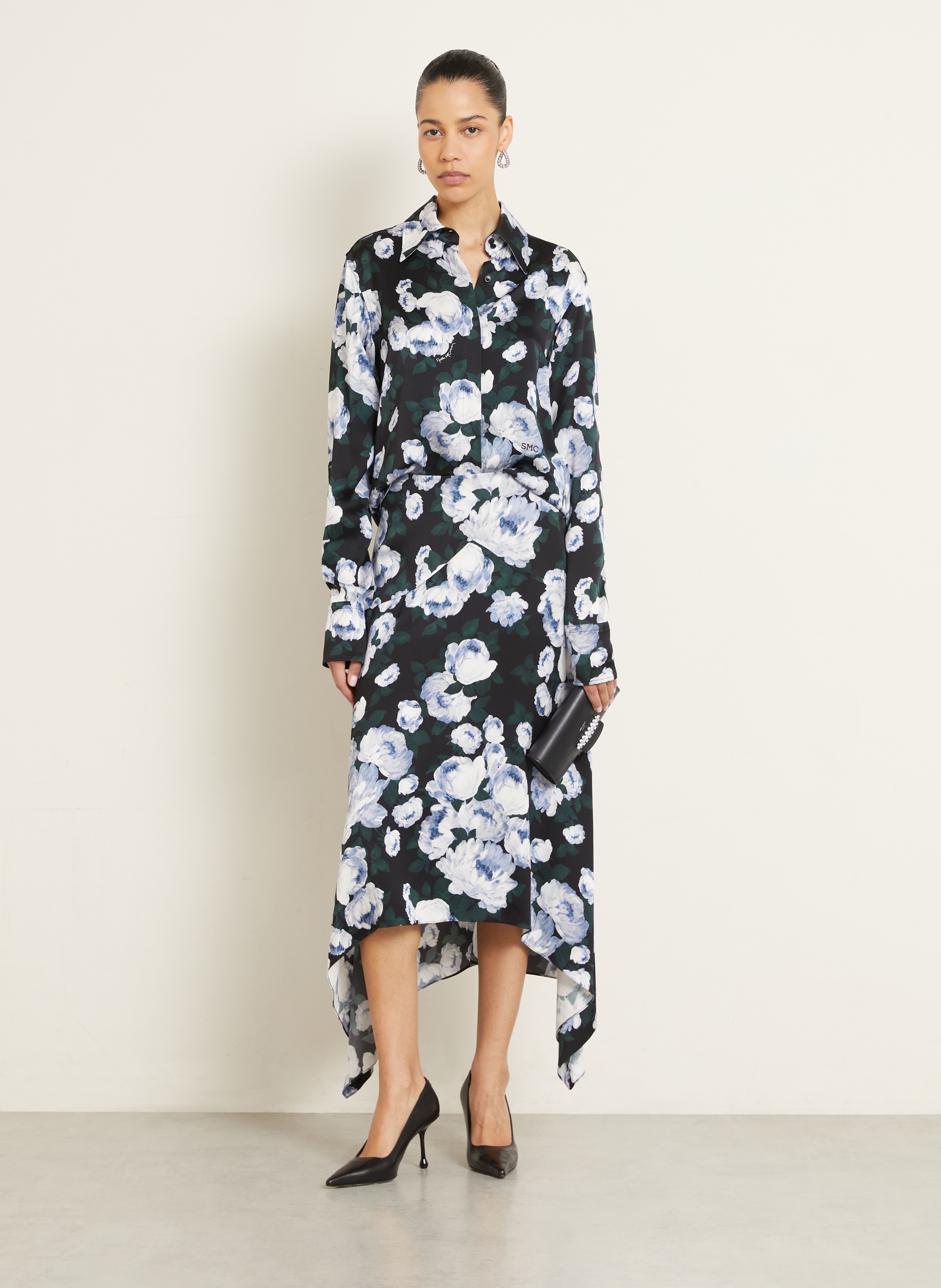 Thumbnail - Jimmy Choo Geldbörse Bing Zum Umhängen schwarz