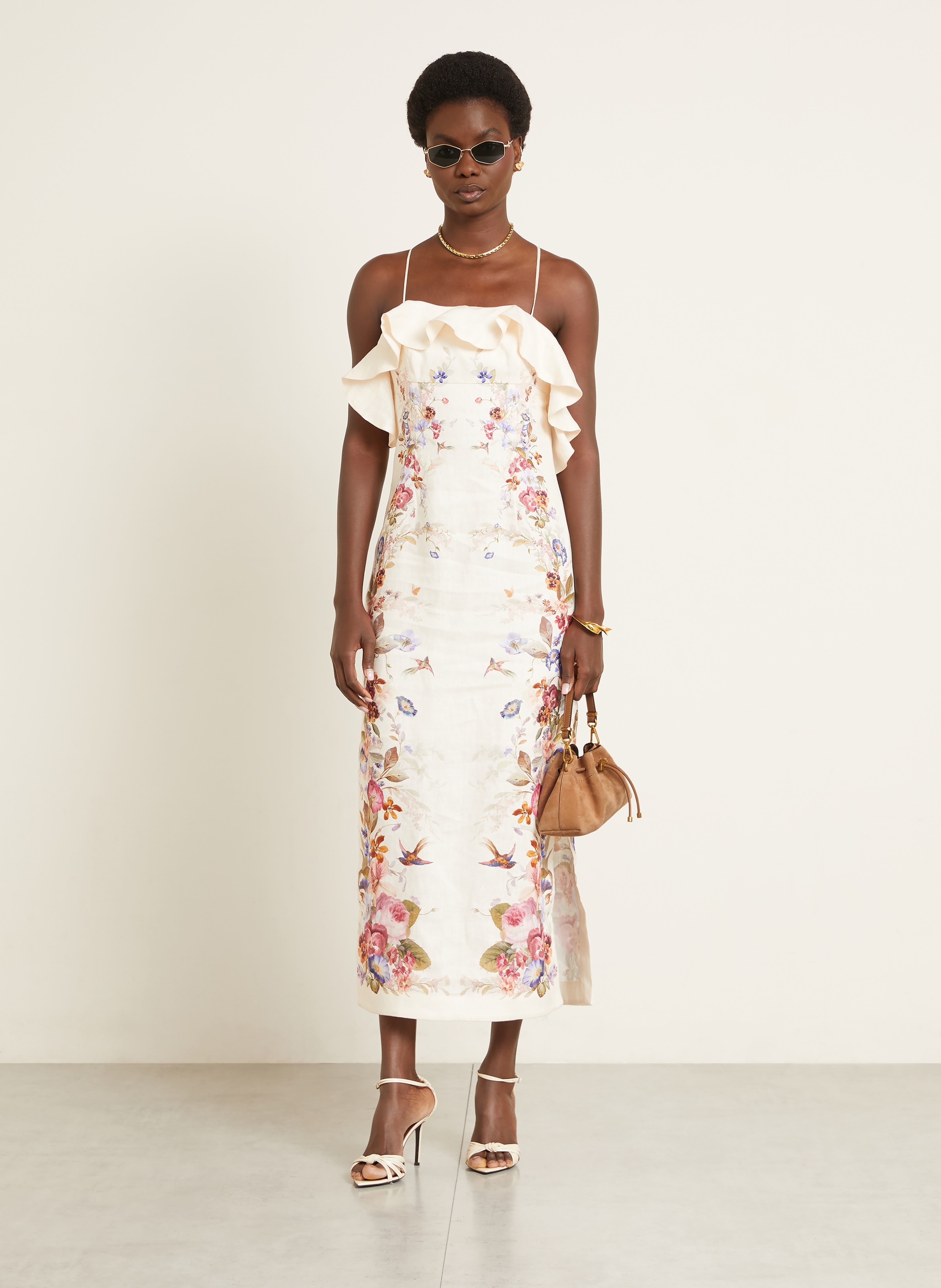 Thumbnail - Jimmy Choo Handtasche Cinch Mini braun