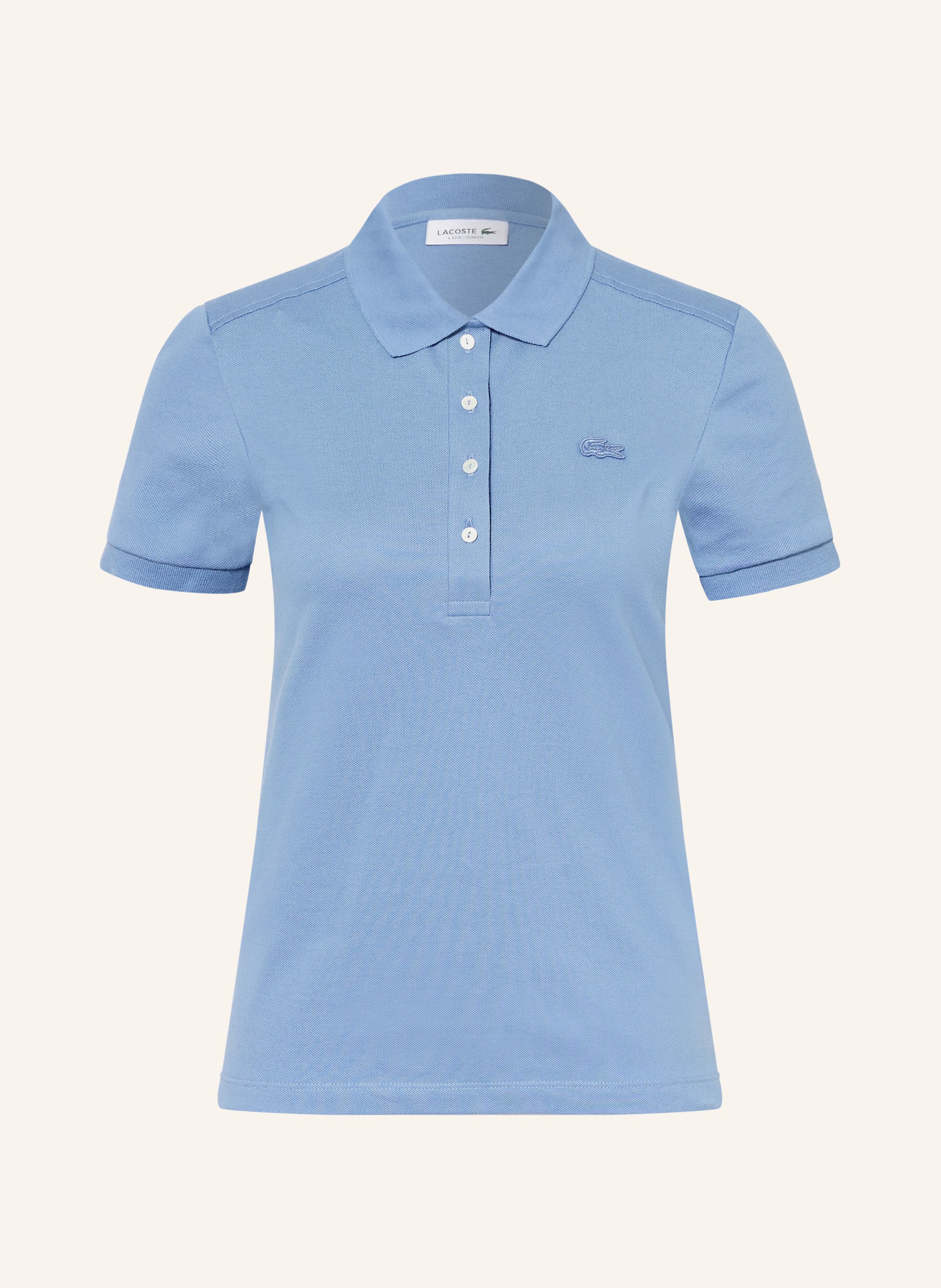 Lacoste Piqué-Poloshirt blau