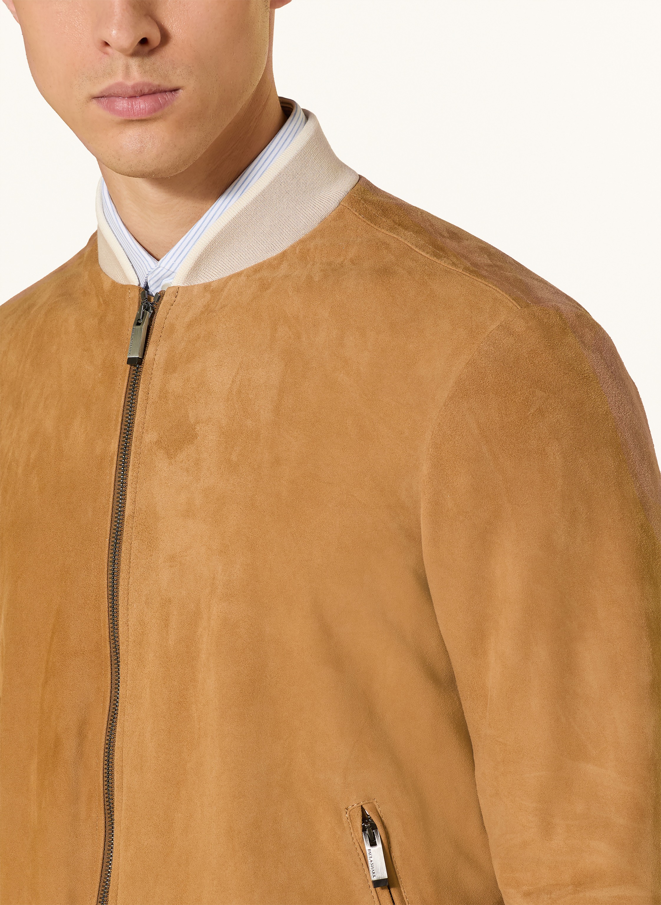 Thumbnail - Paul & Shark Lederblouson braun