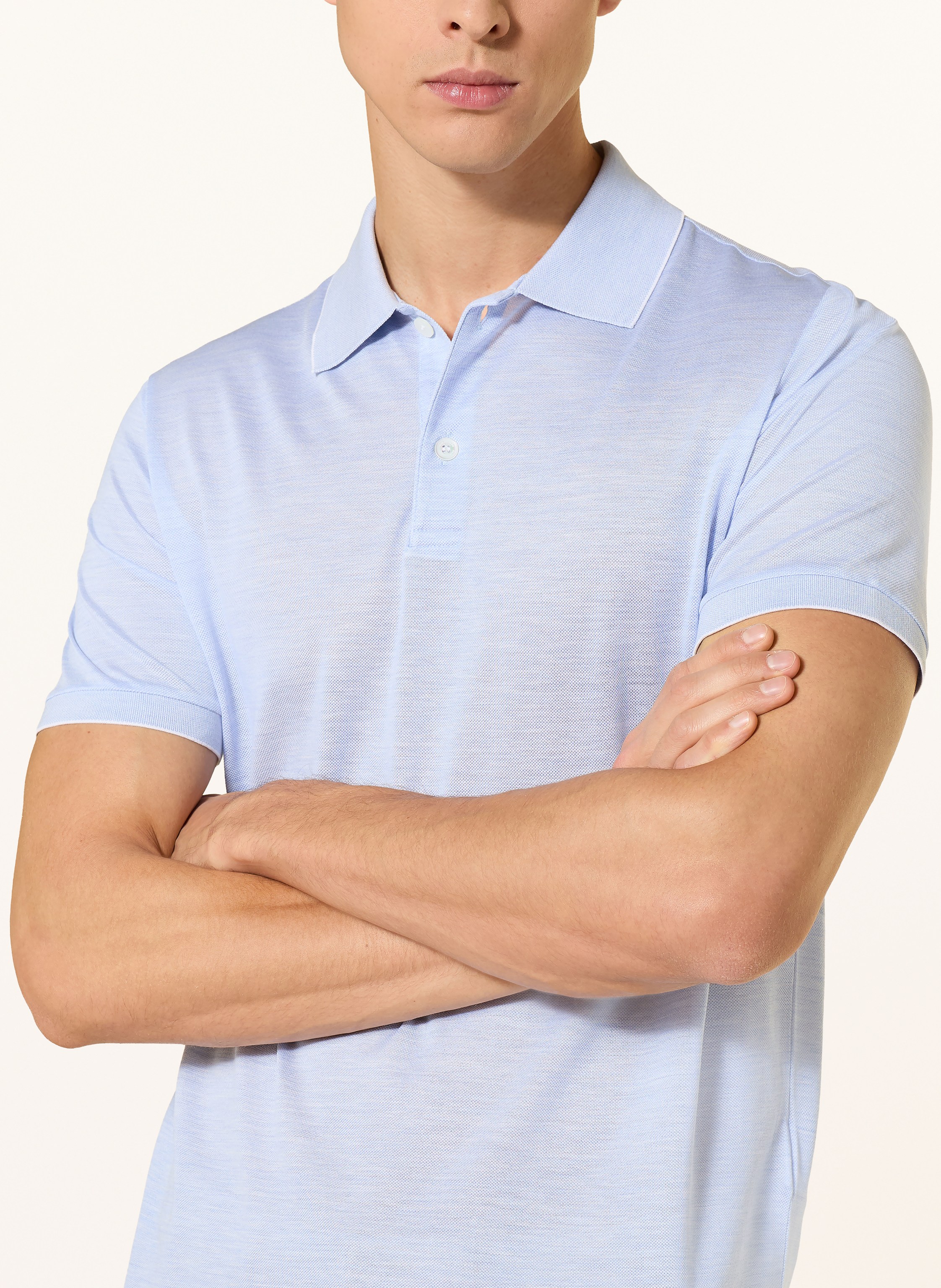 Thumbnail - Paul & Shark Piqué-Poloshirt Mit Seide blau