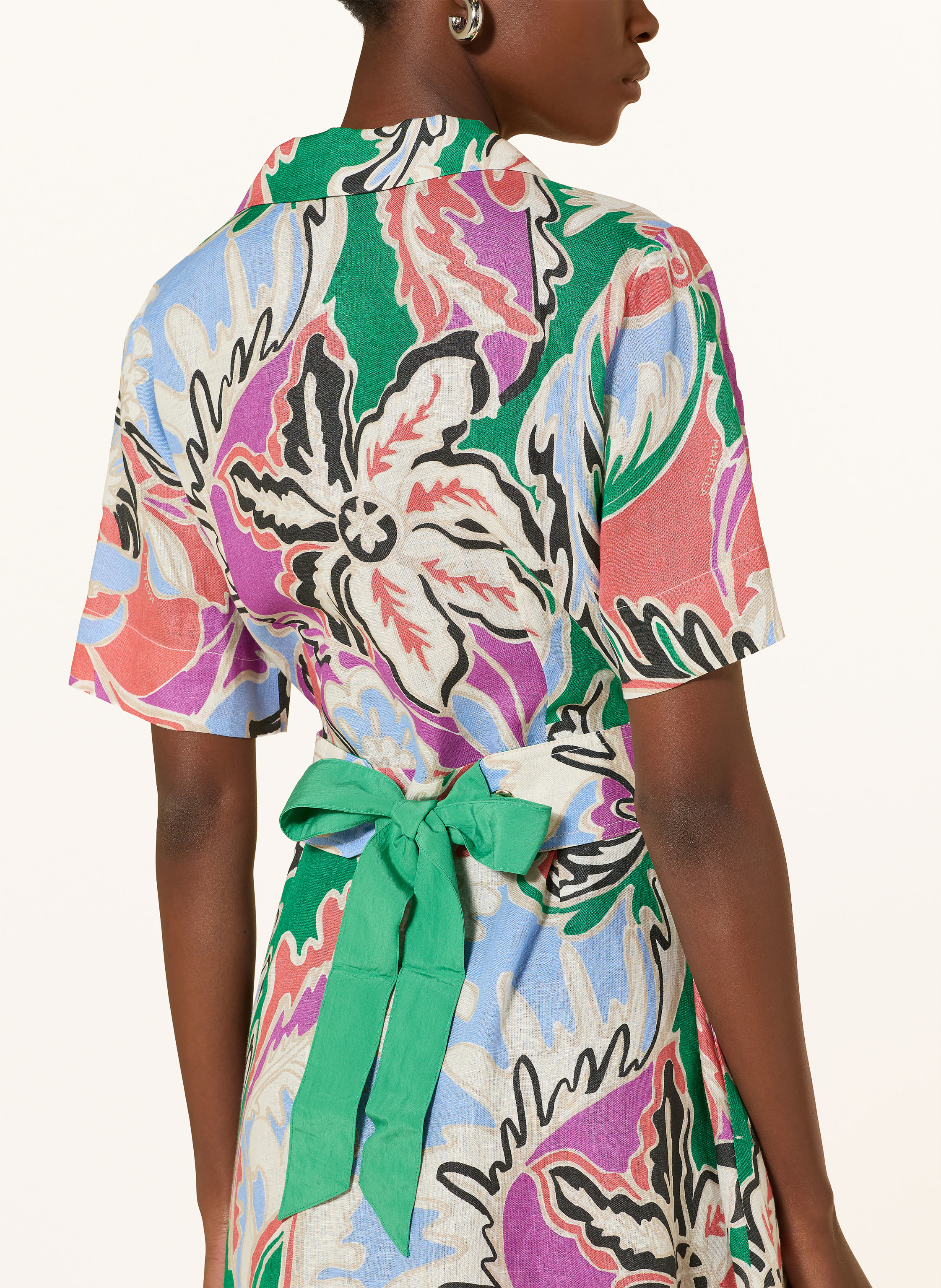 Thumbnail - Marella Leinenkleid Mlspacche blau