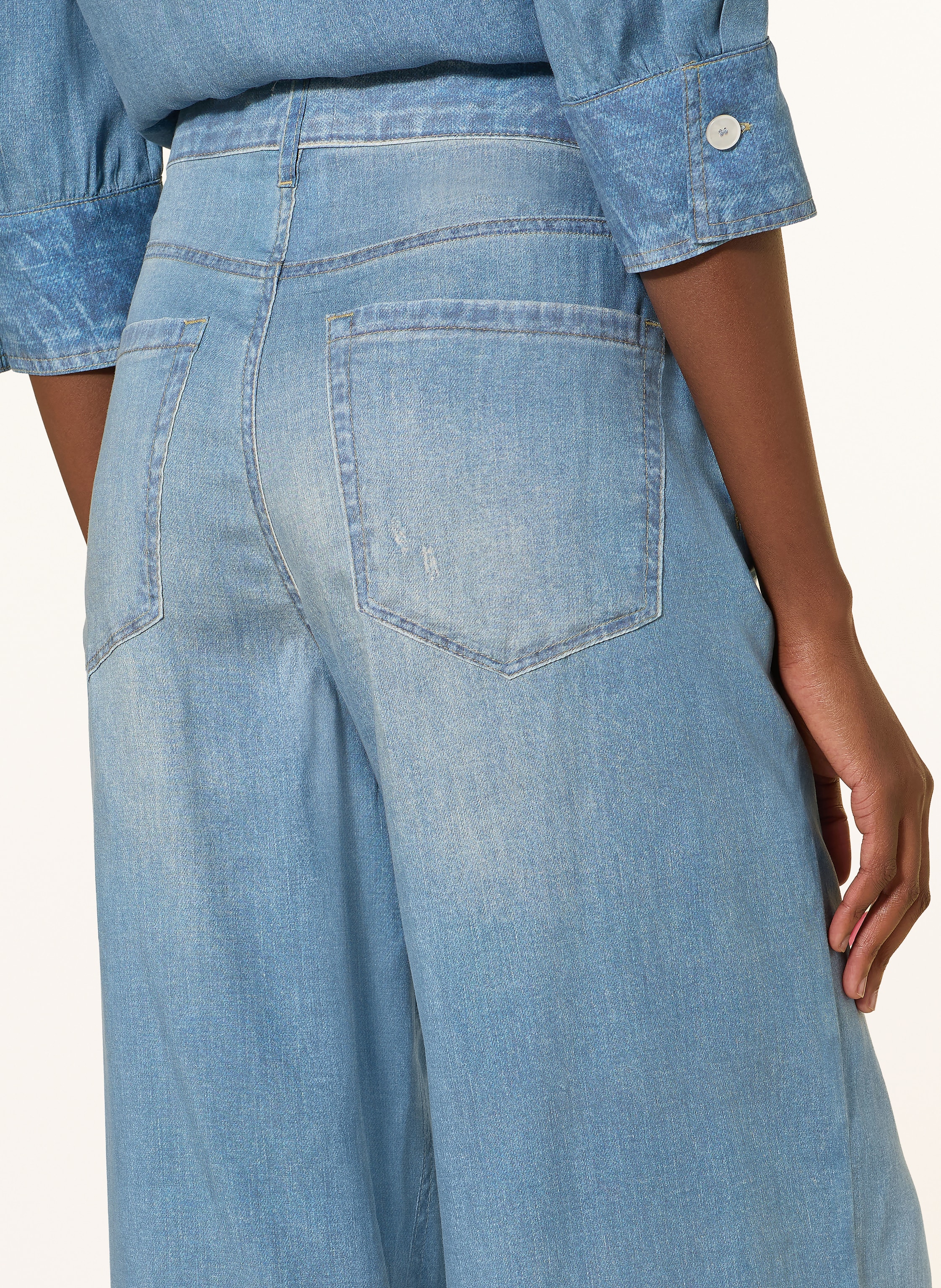 Thumbnail - Marella Marlenehose Mlspagina In Jeansoptik blau