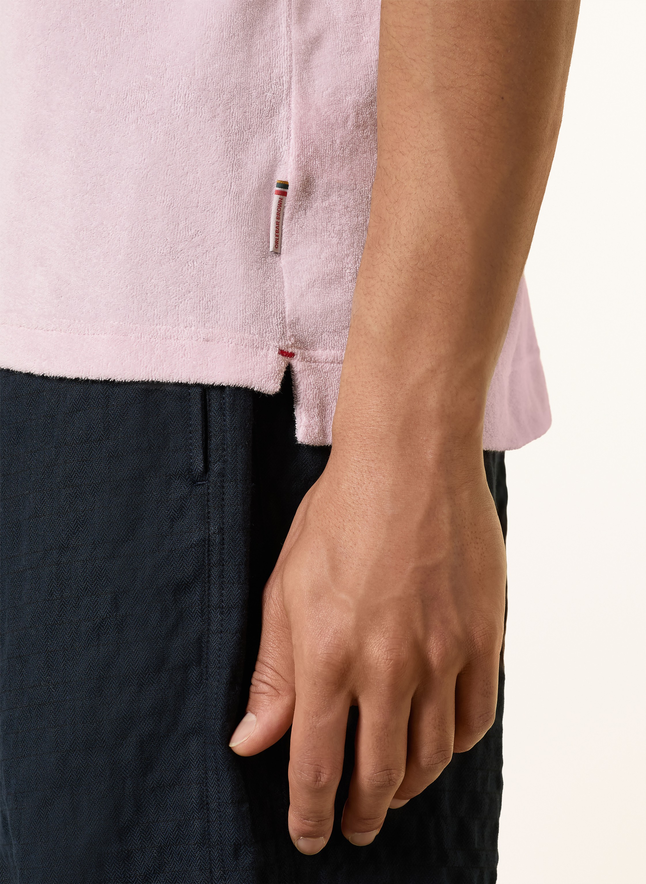 Thumbnail - Orlebar Brown Resorthemd Aus Frottee rosa