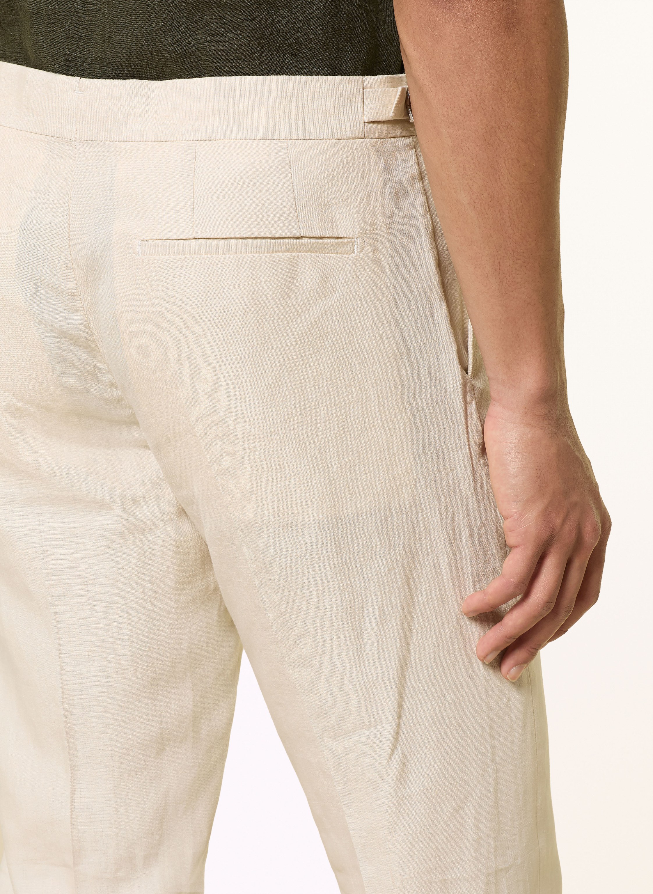 Thumbnail - Orlebar Brown Leinenhose Griffon beige