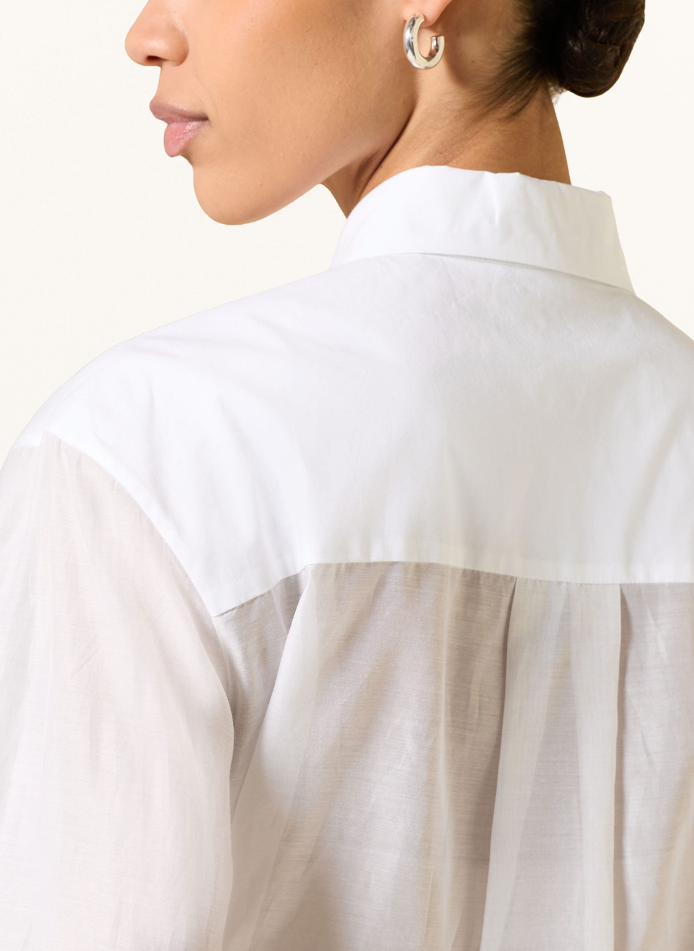 Thumbnail - Peserico Hemdbluse Mit Seide weiss