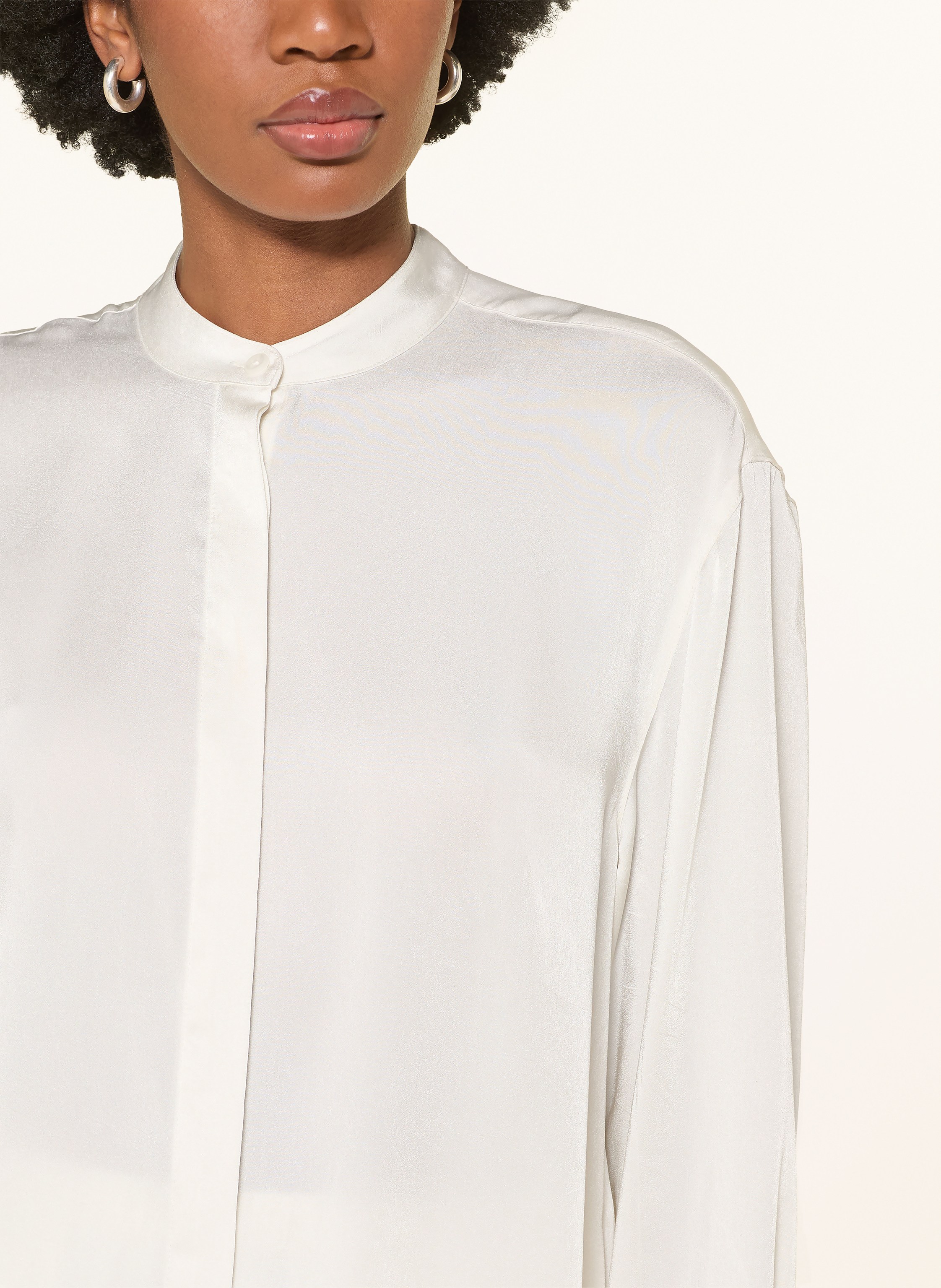 Thumbnail - Calvin Klein Satinbluse weiss