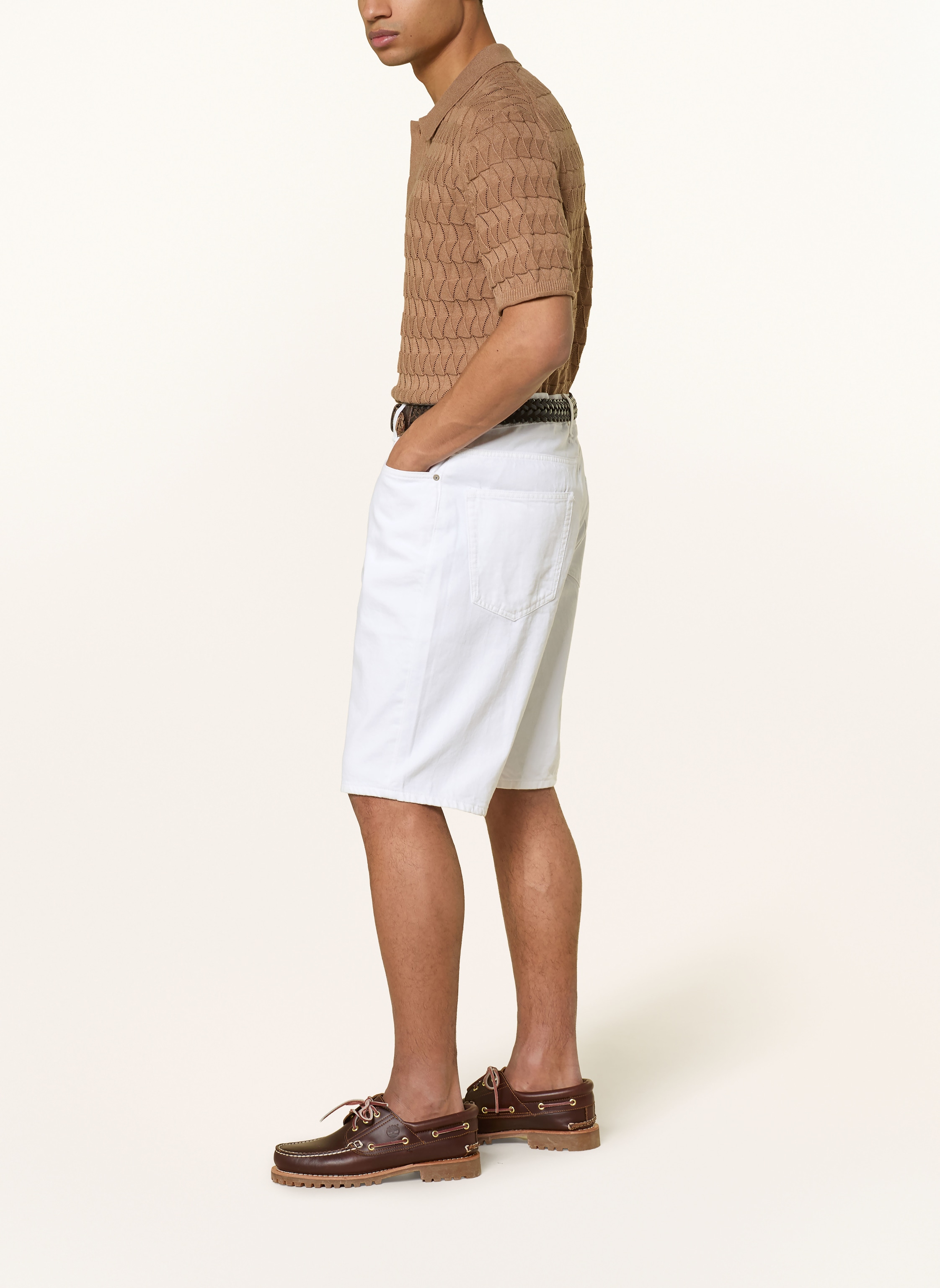 Thumbnail - Scotch & Soda Jeansshorts The Pitch Loose Fit weiss