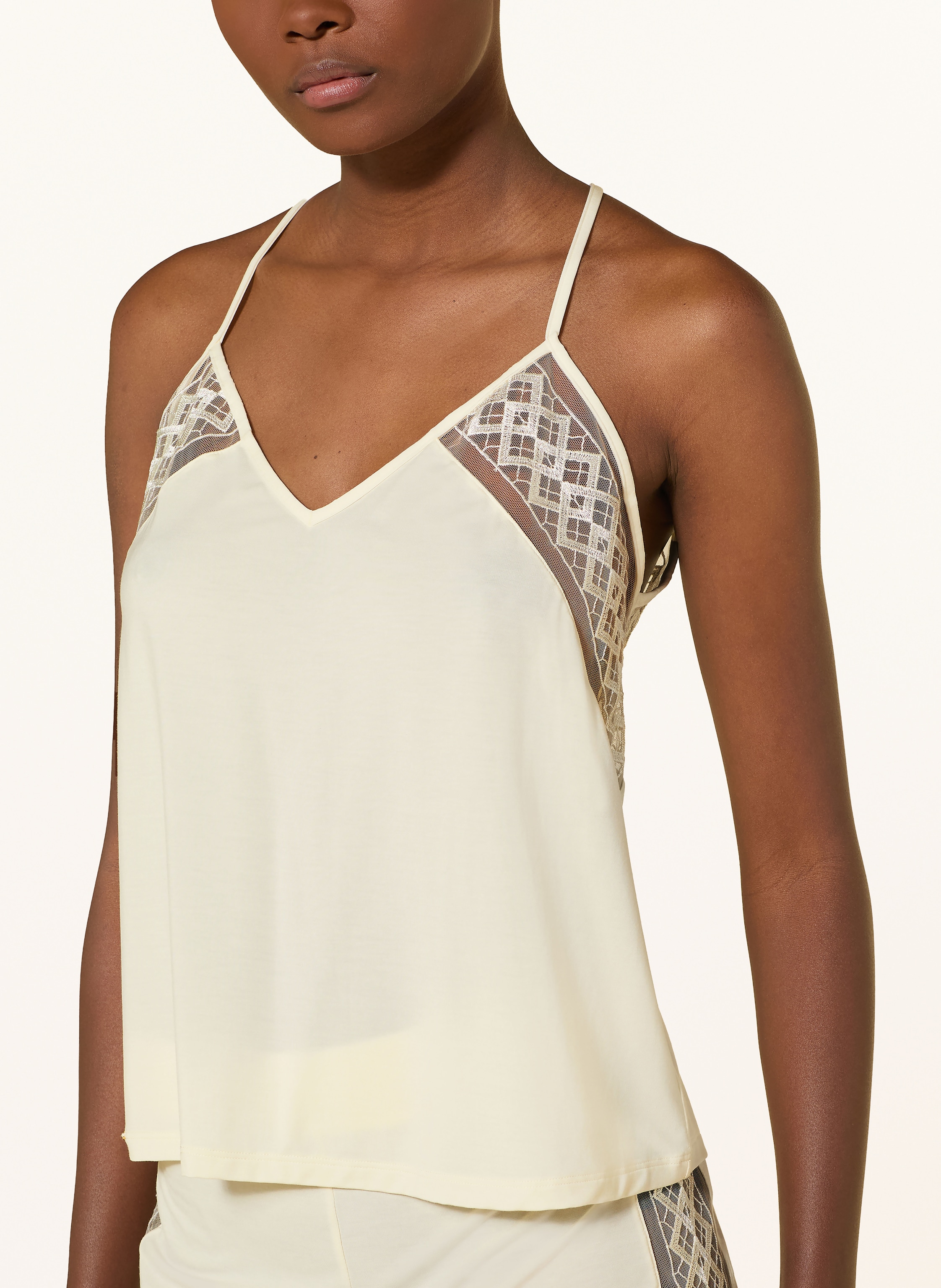 Thumbnail - Aubade Schlaftop Bretelles weiss