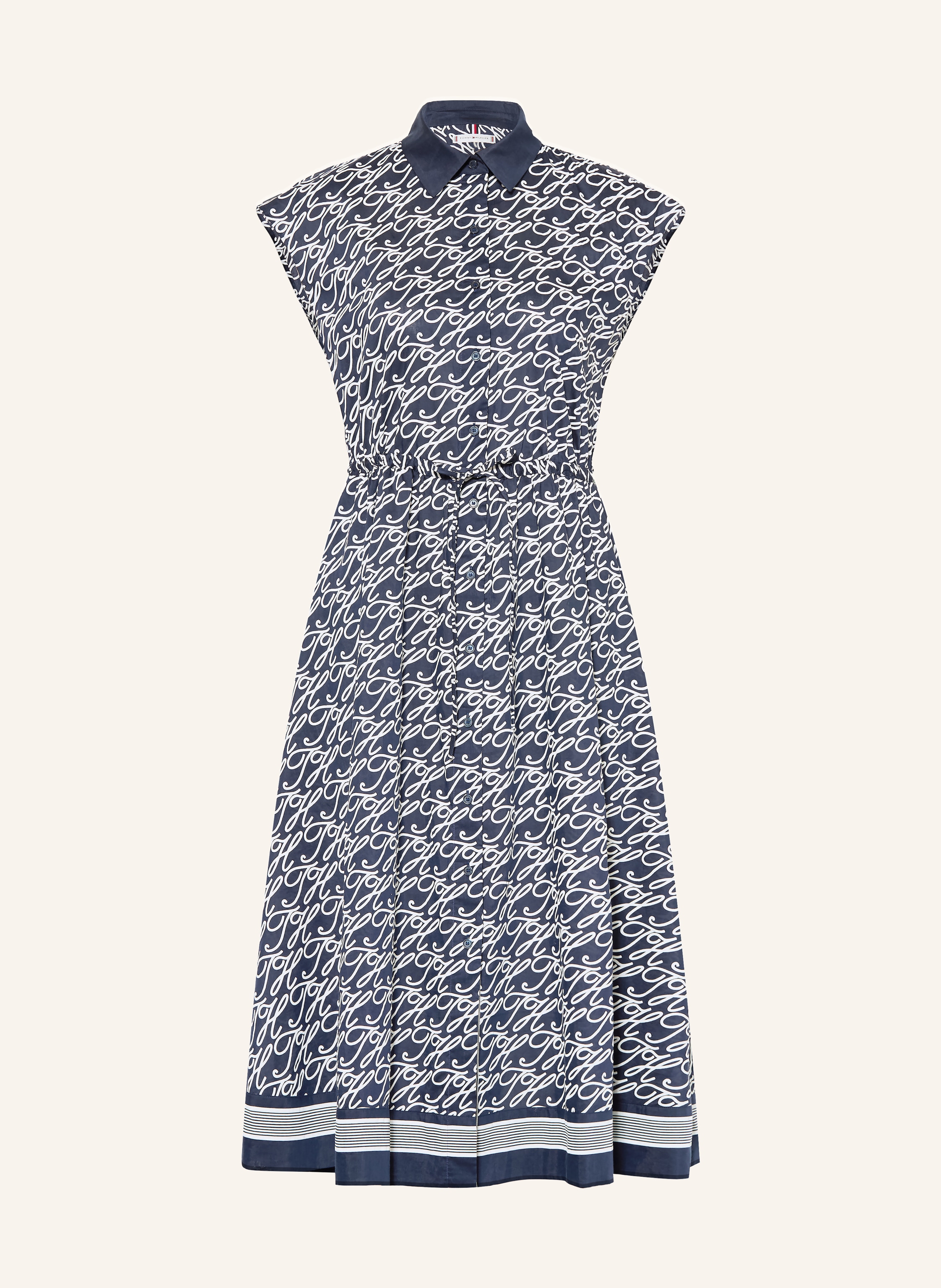 Tommy Hilfiger Hemdblusenkleid blau