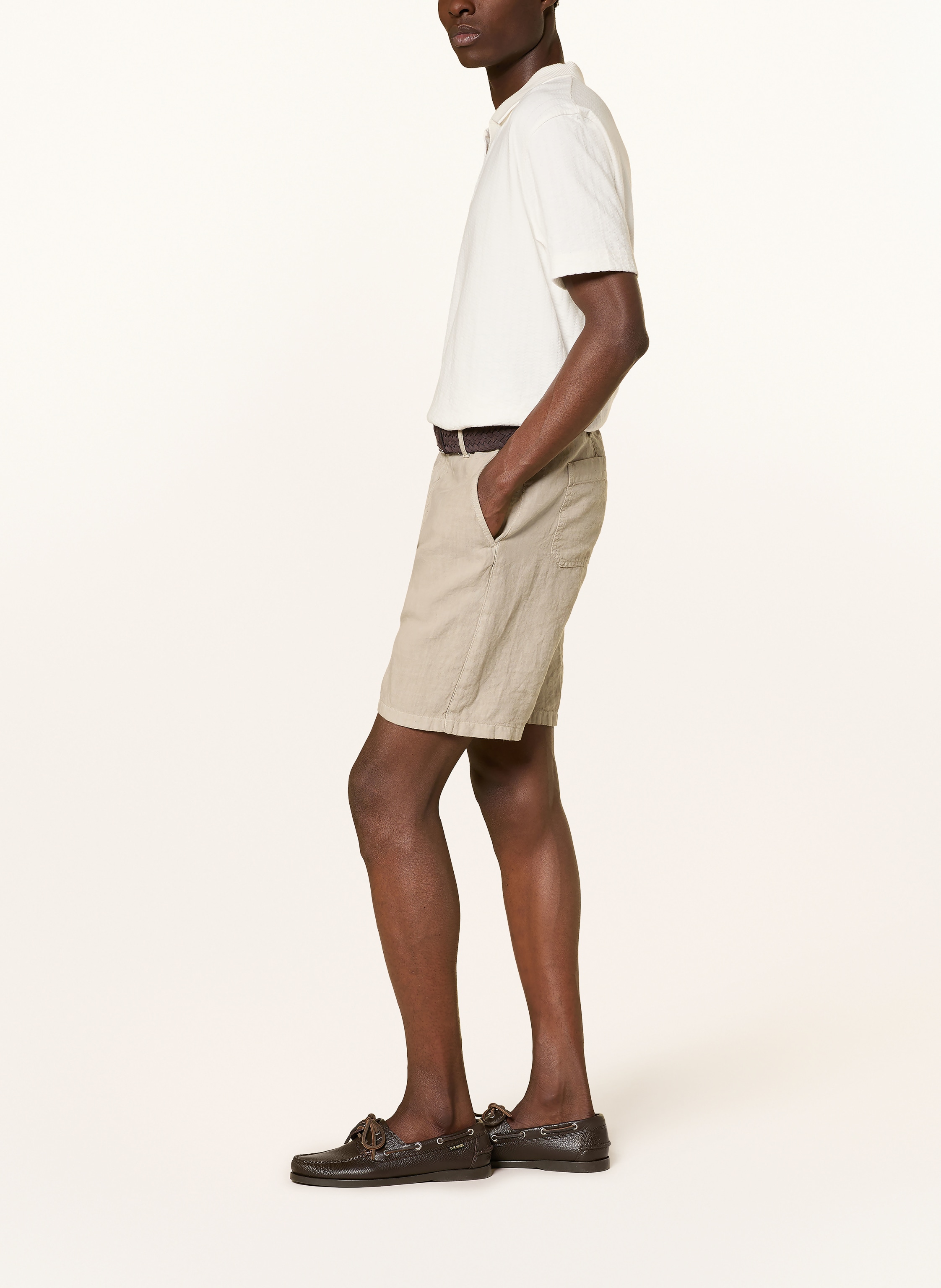 Thumbnail - Paul & Shark Leinenshorts beige