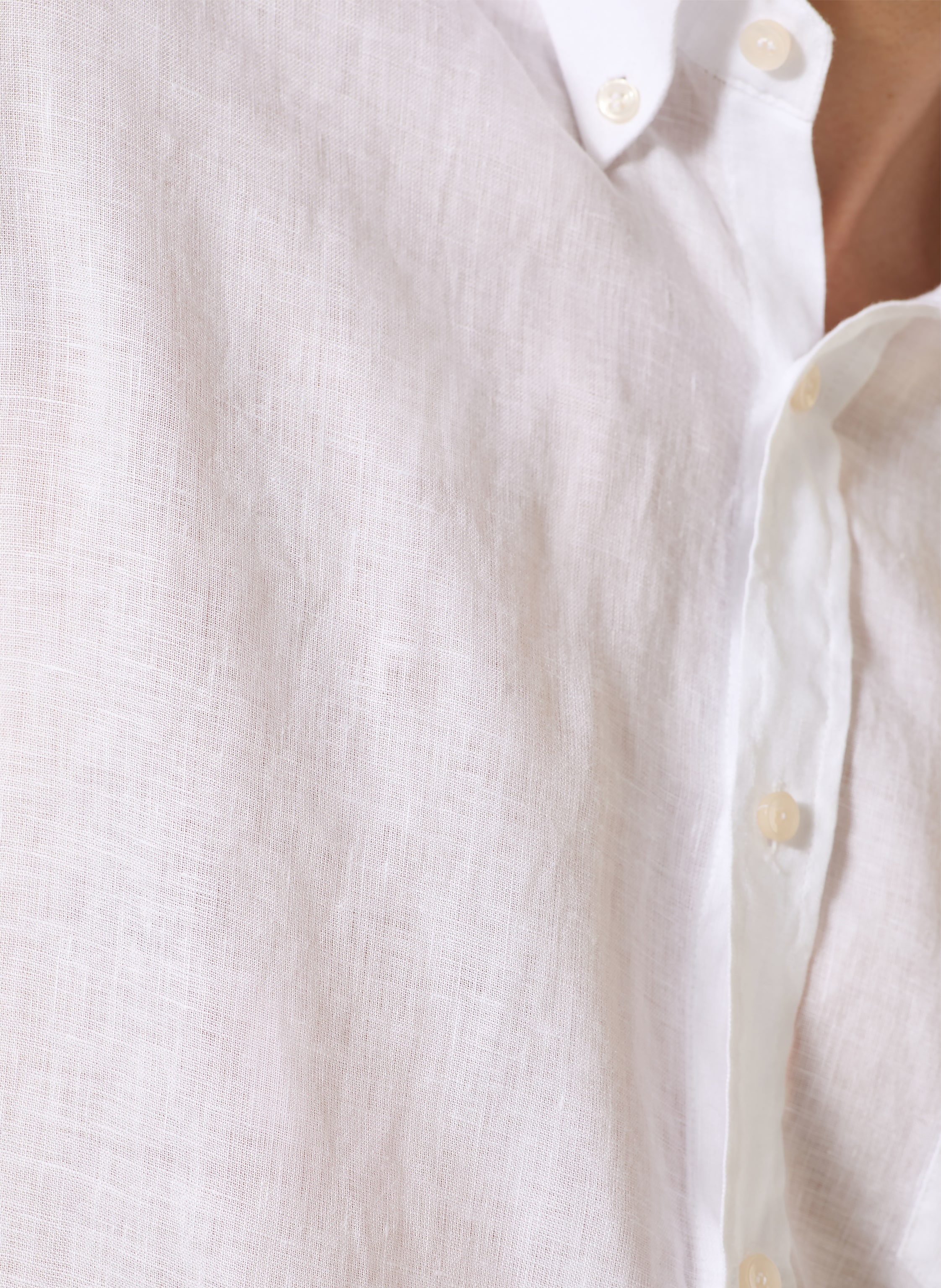 Thumbnail - Paul & Shark Leinenhemd Regular Fit weiss