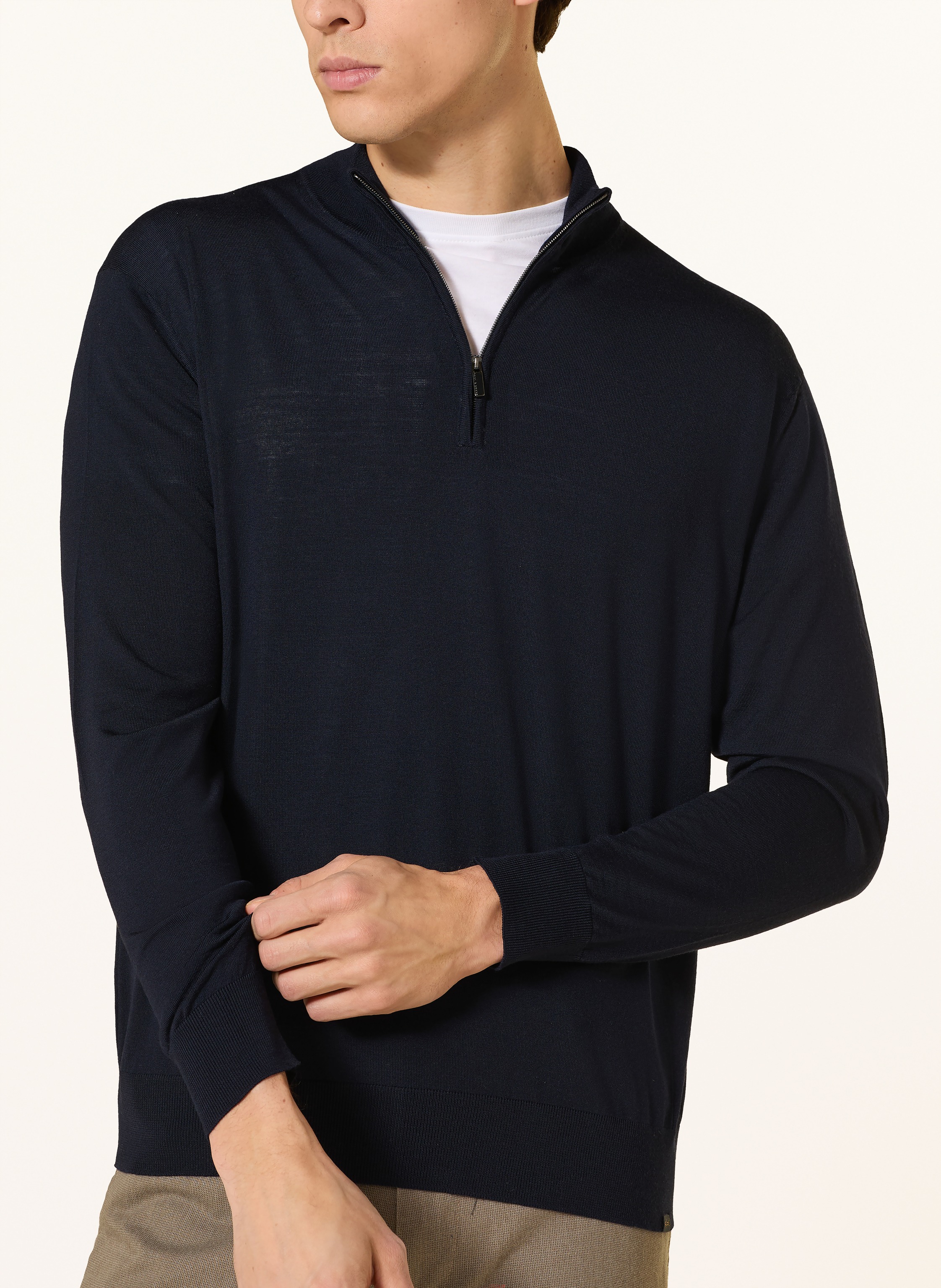 Thumbnail - Paul & Shark Troyer Aus Merinowolle blau