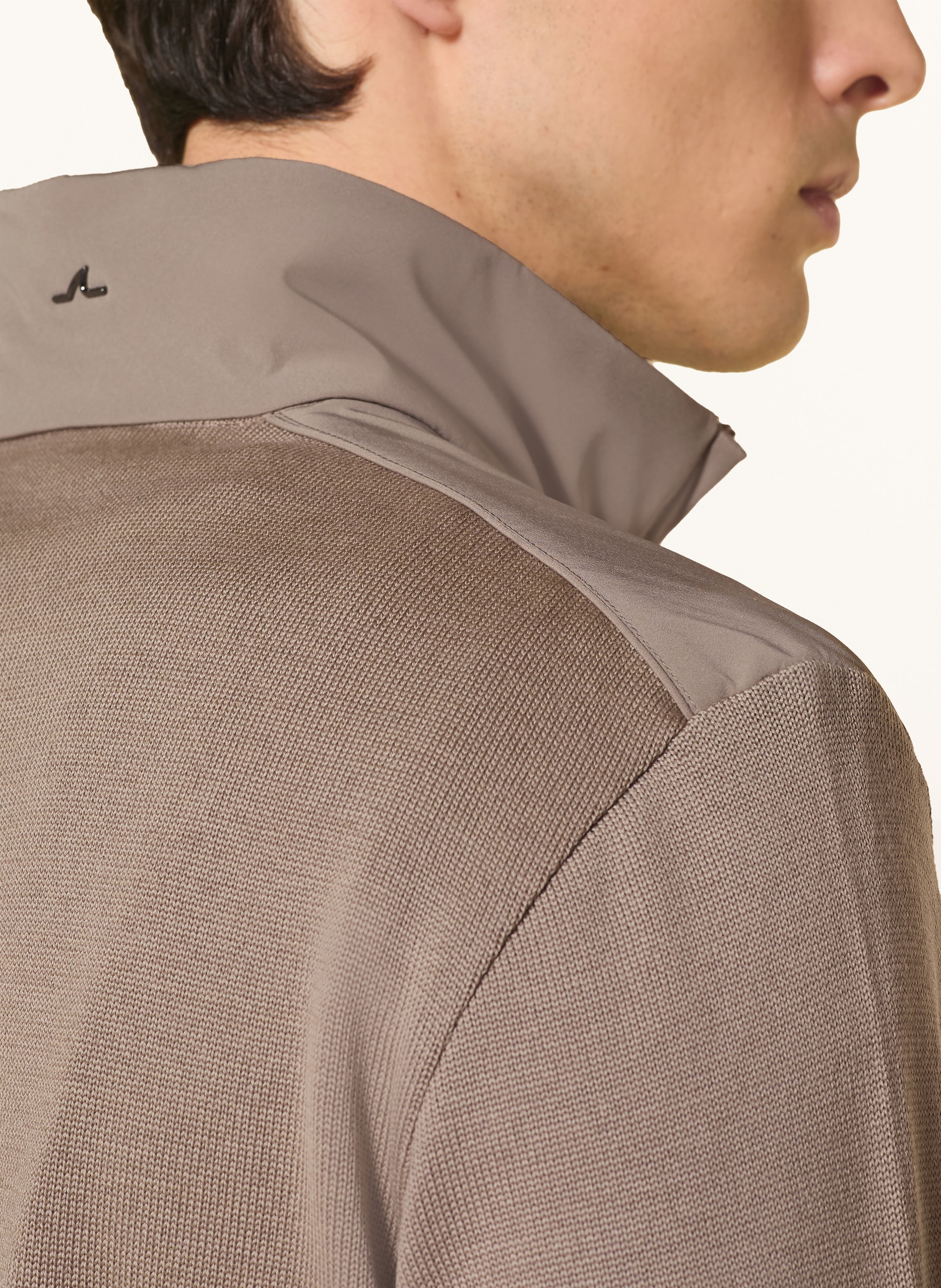 Thumbnail - Paul & Shark Troyer Im Materialmix beige