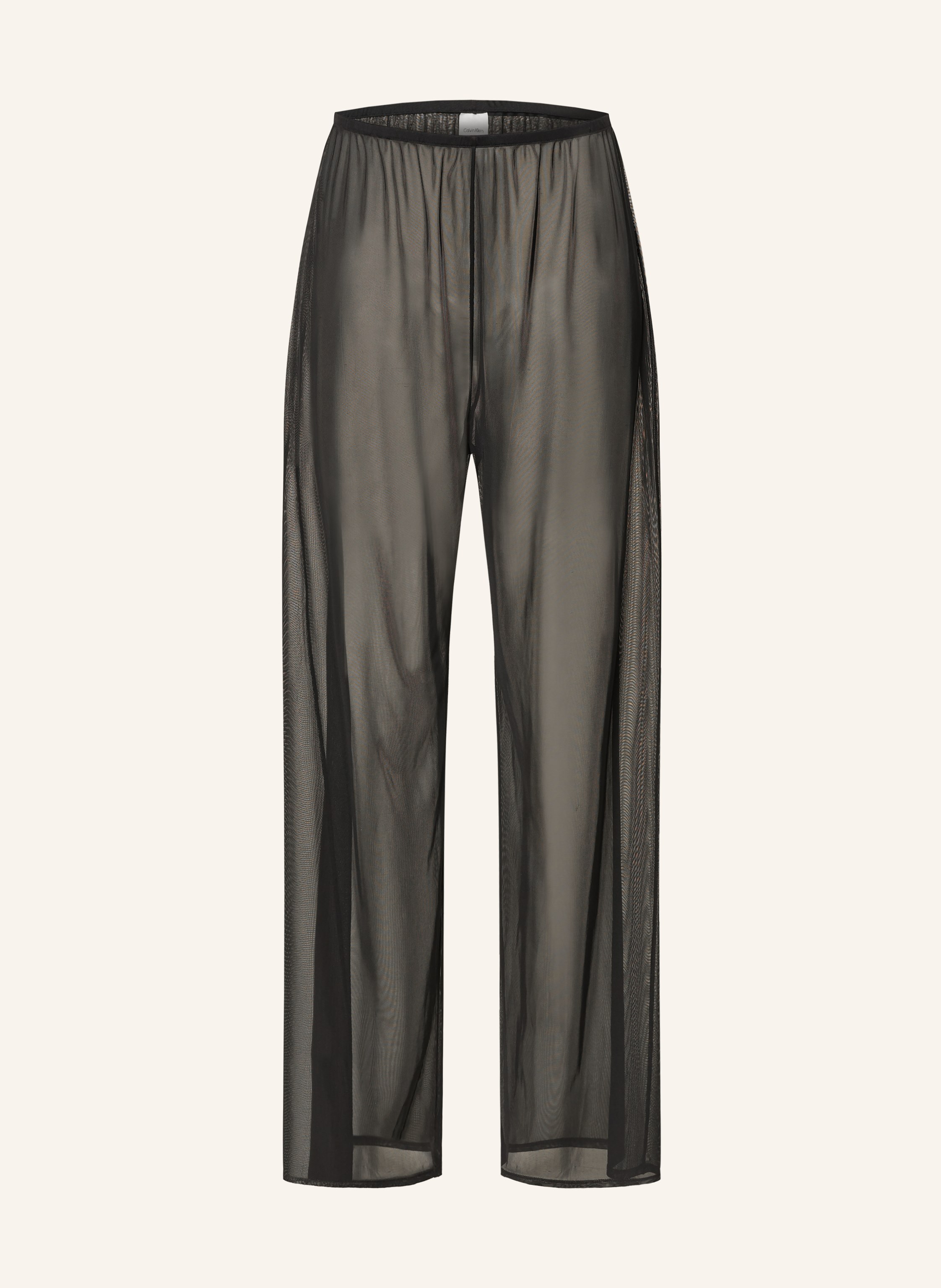 Calvin Klein Marlenehose Aus Mesh schwarz