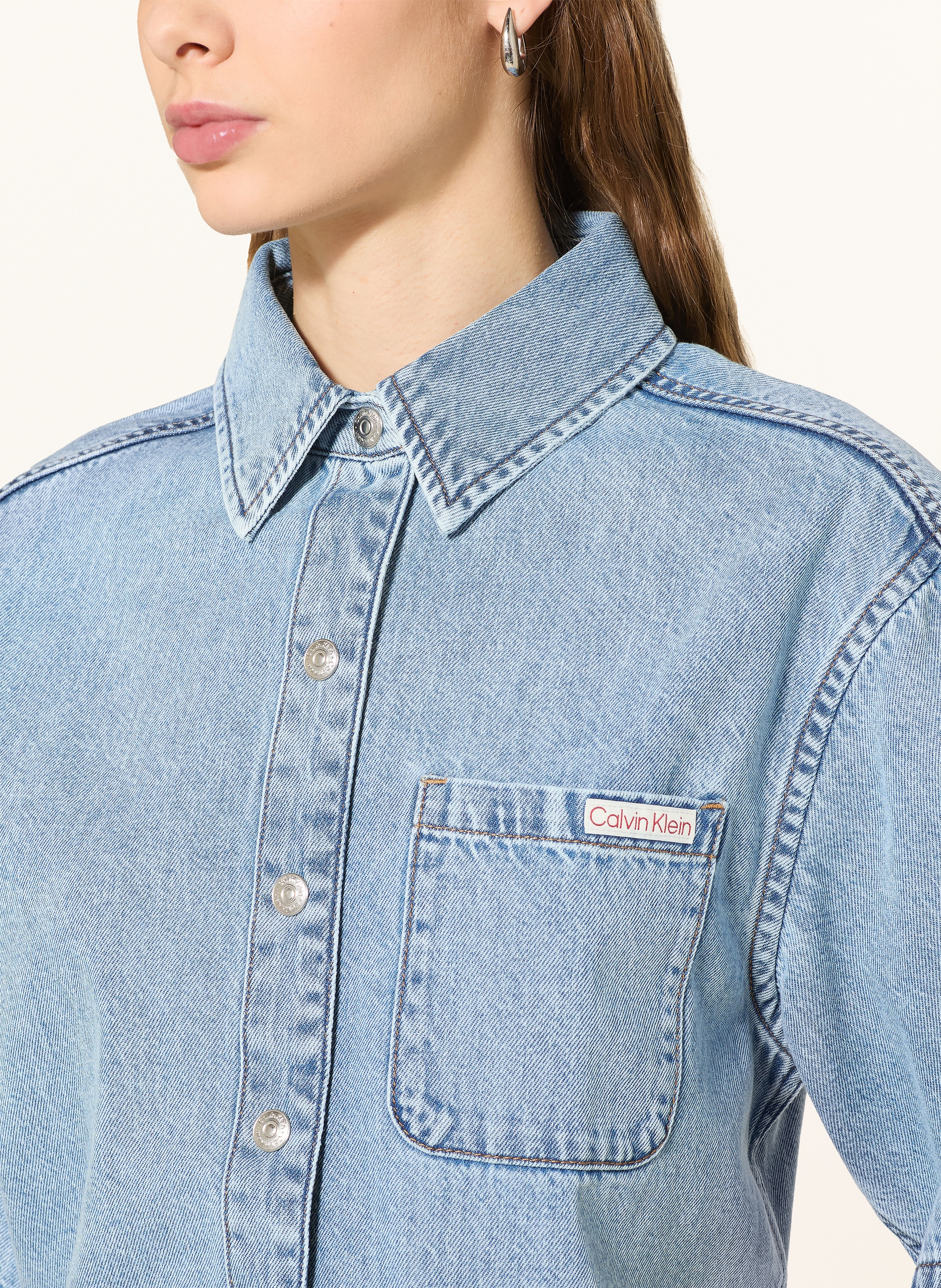 Thumbnail - Calvin Klein Jeans Jeansjacke blau