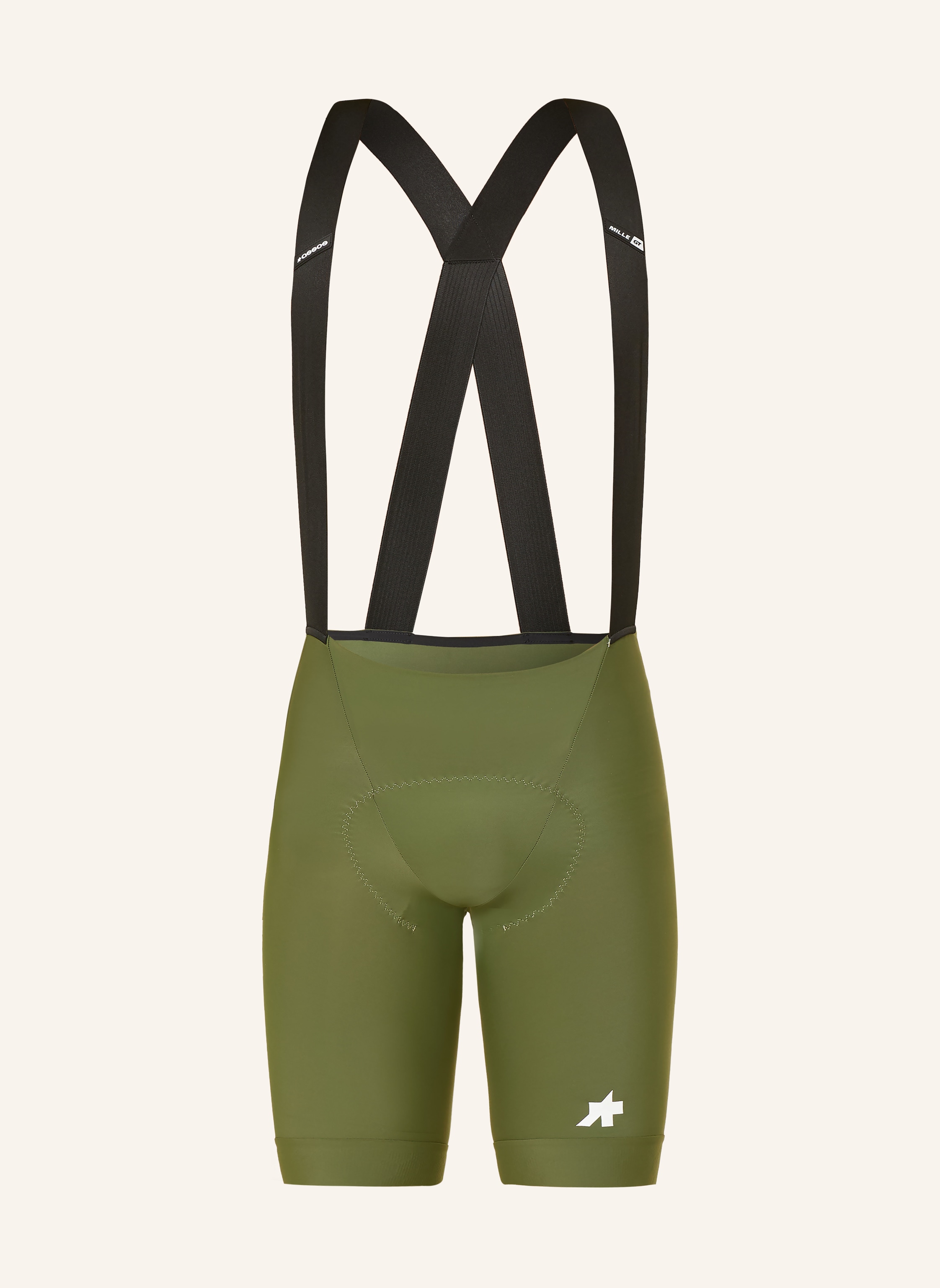 Assos Radhose Mille Gt s11 Mit Trägern Und Gepolstertem Einsatz gruen