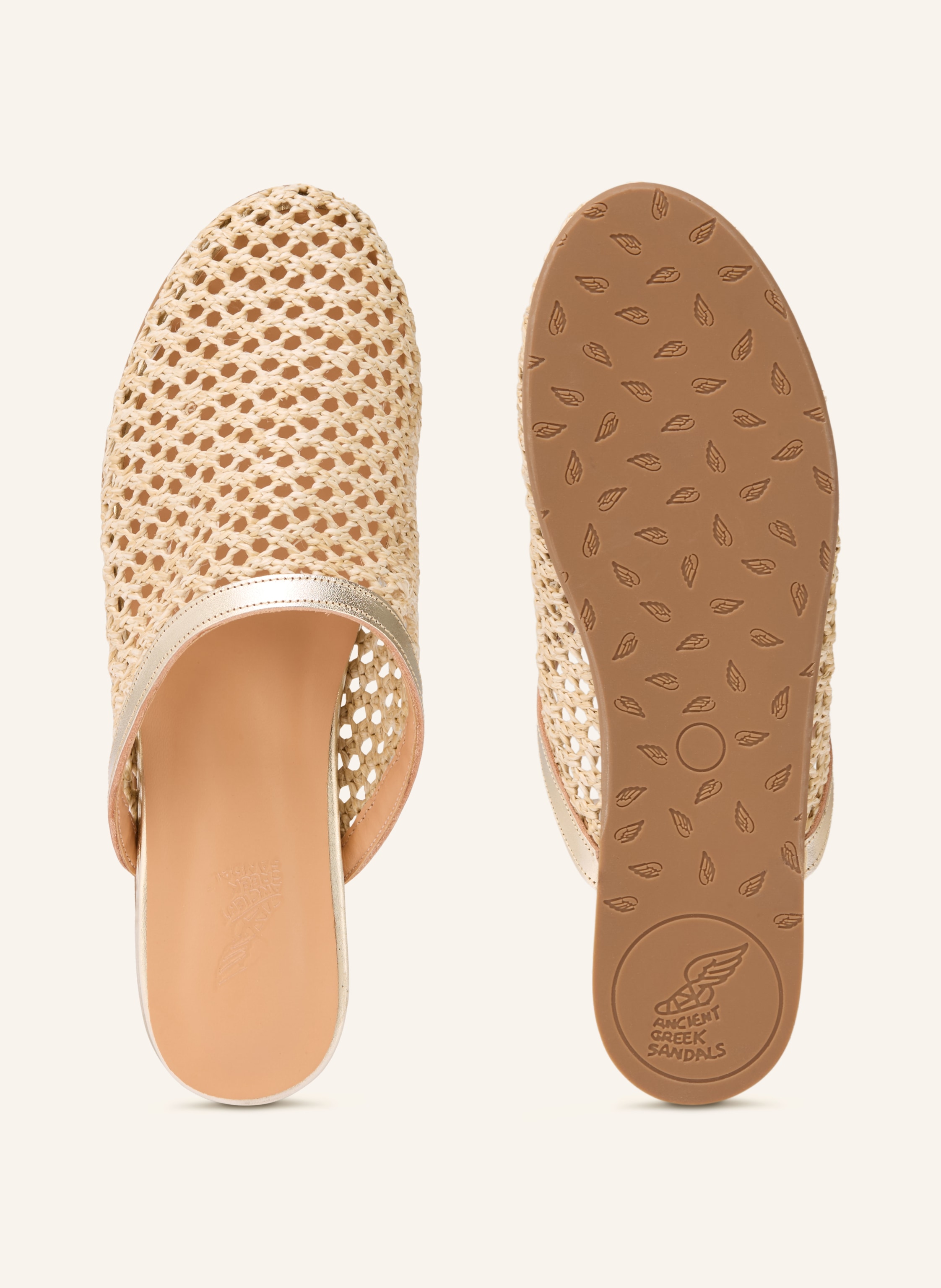 Thumbnail - Ancient Greek Sandals Mules The Slipper beige