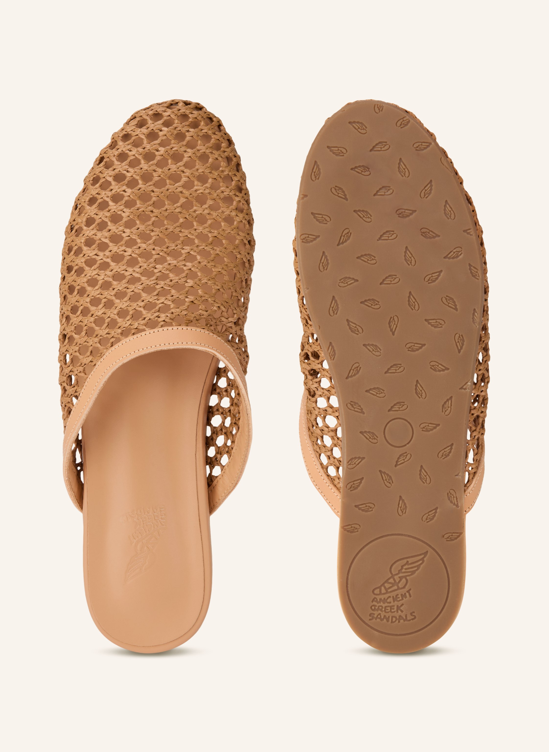 Thumbnail - Ancient Greek Sandals Mules The Slipper braun