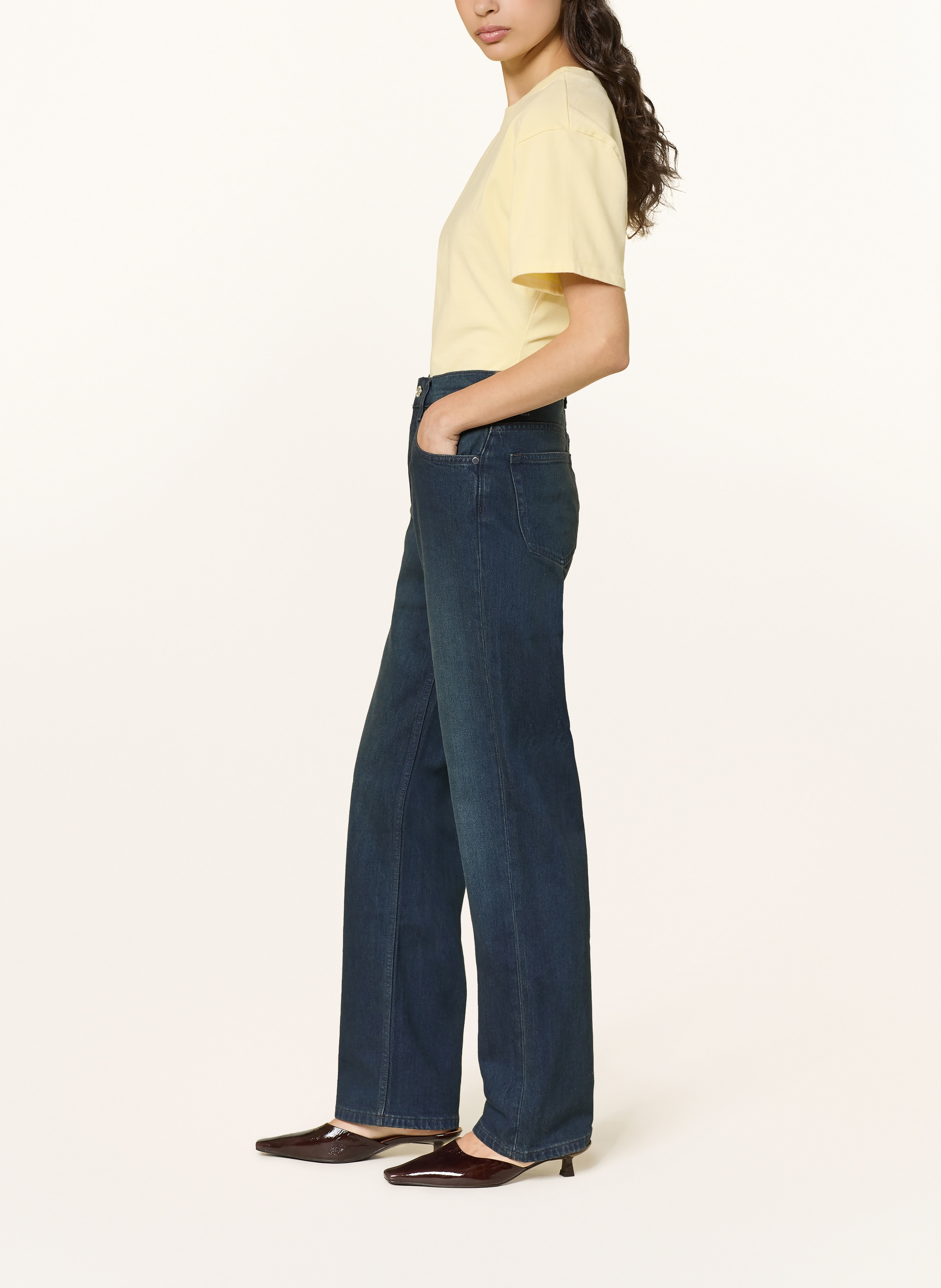 Thumbnail - Eb Denim Bootcut Jeans Miley Slouchy blau