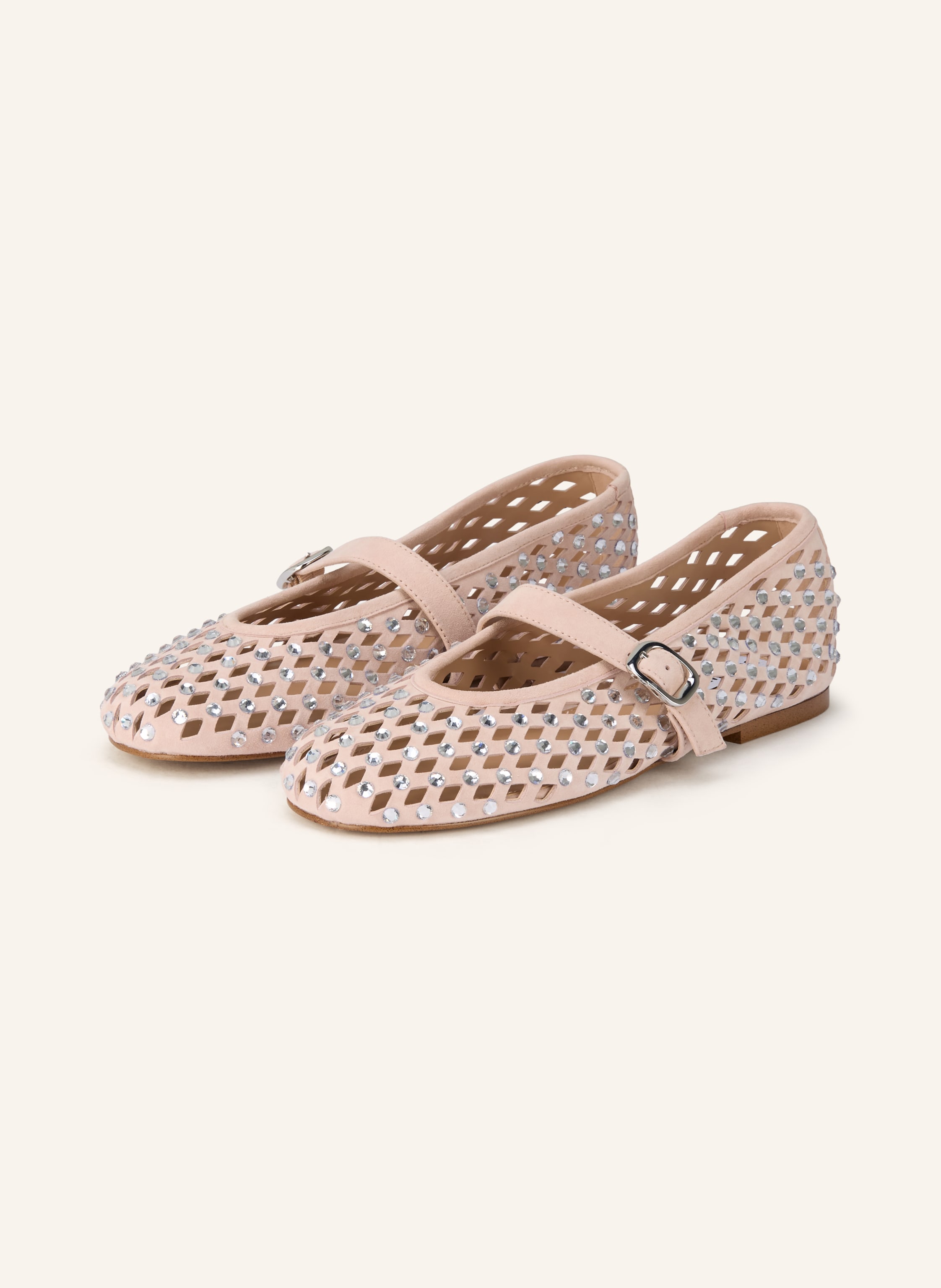 Steve Madden Mary-Jane-Ballerinas Rerun Mit Schmucksteinen beige