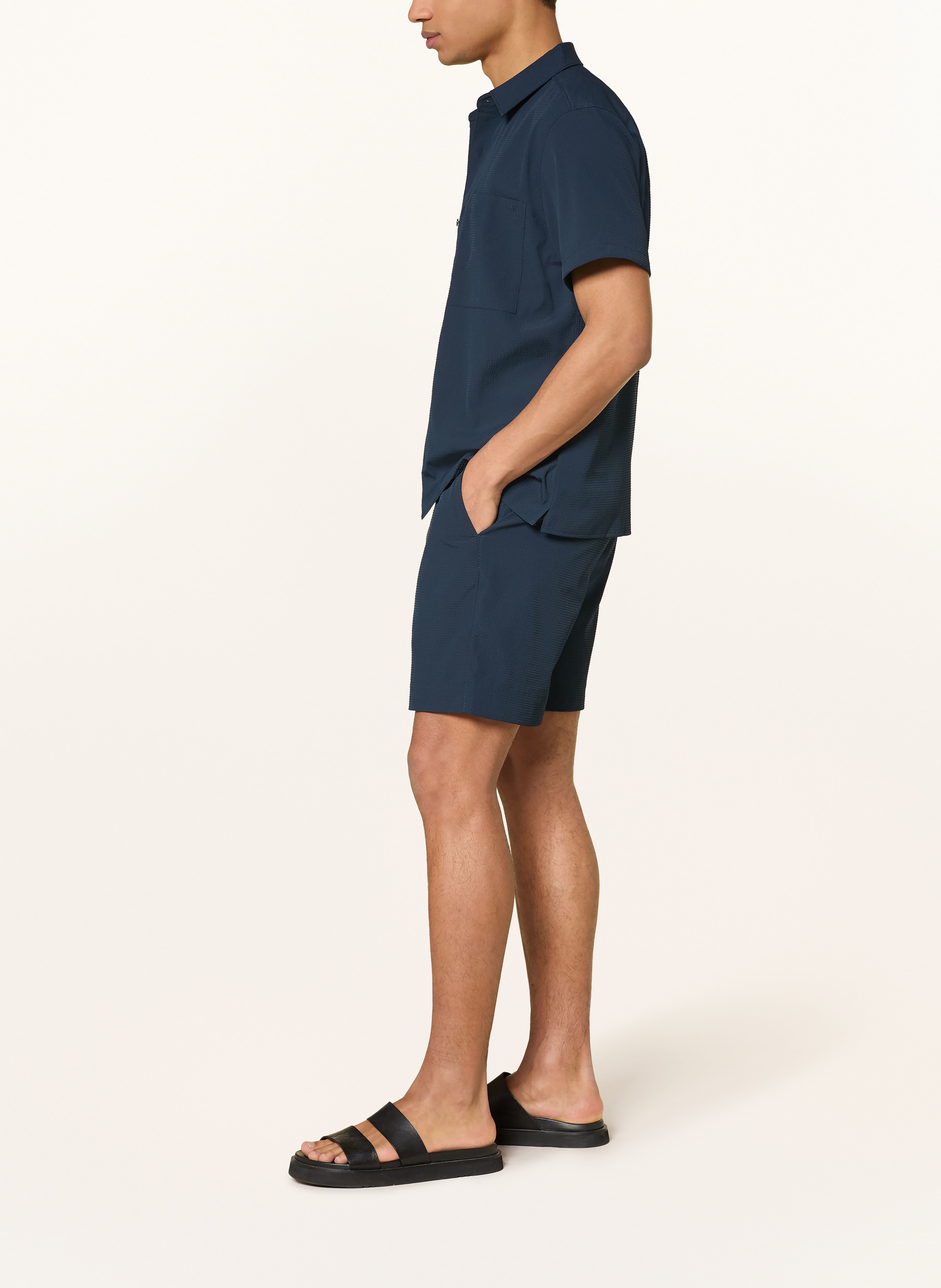 Thumbnail - Calvin Klein Chinoshorts Straight Fit blau