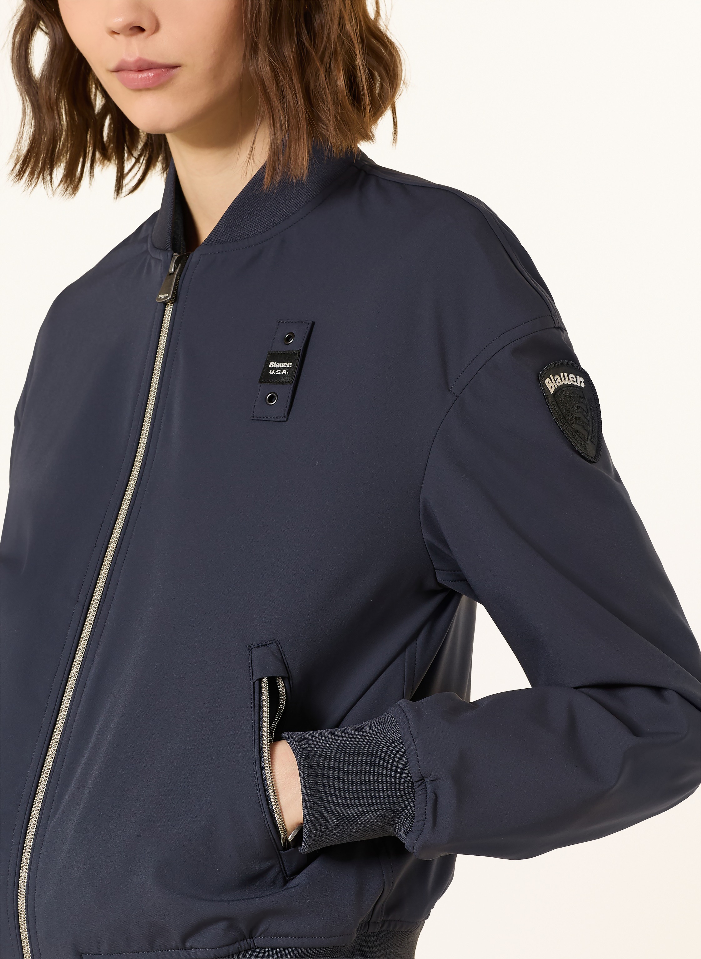 Thumbnail - Blauer Blouson Devin blau