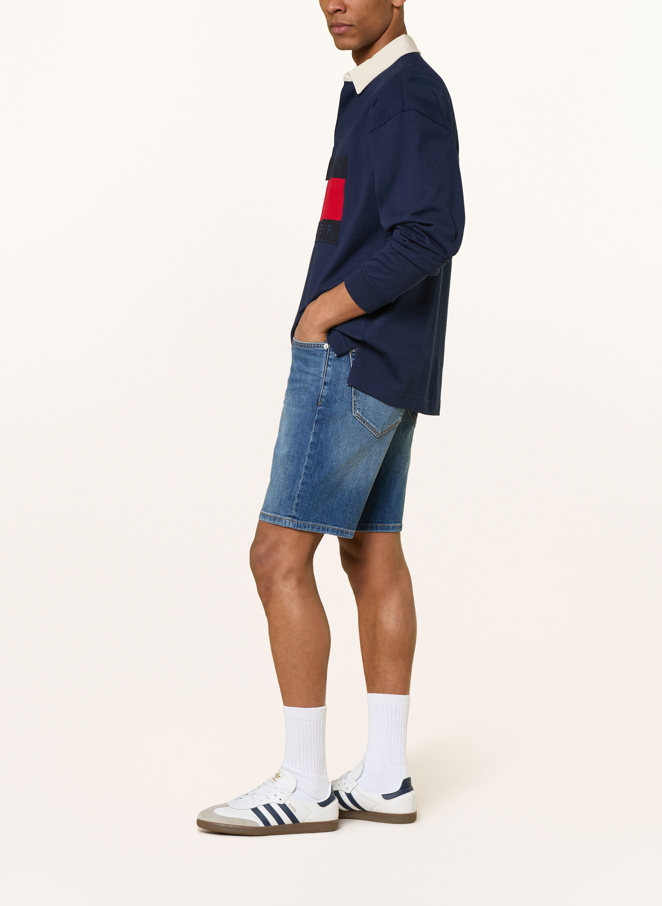 Thumbnail - Tommy Hilfiger Jeansshorts Slim Fit blau
