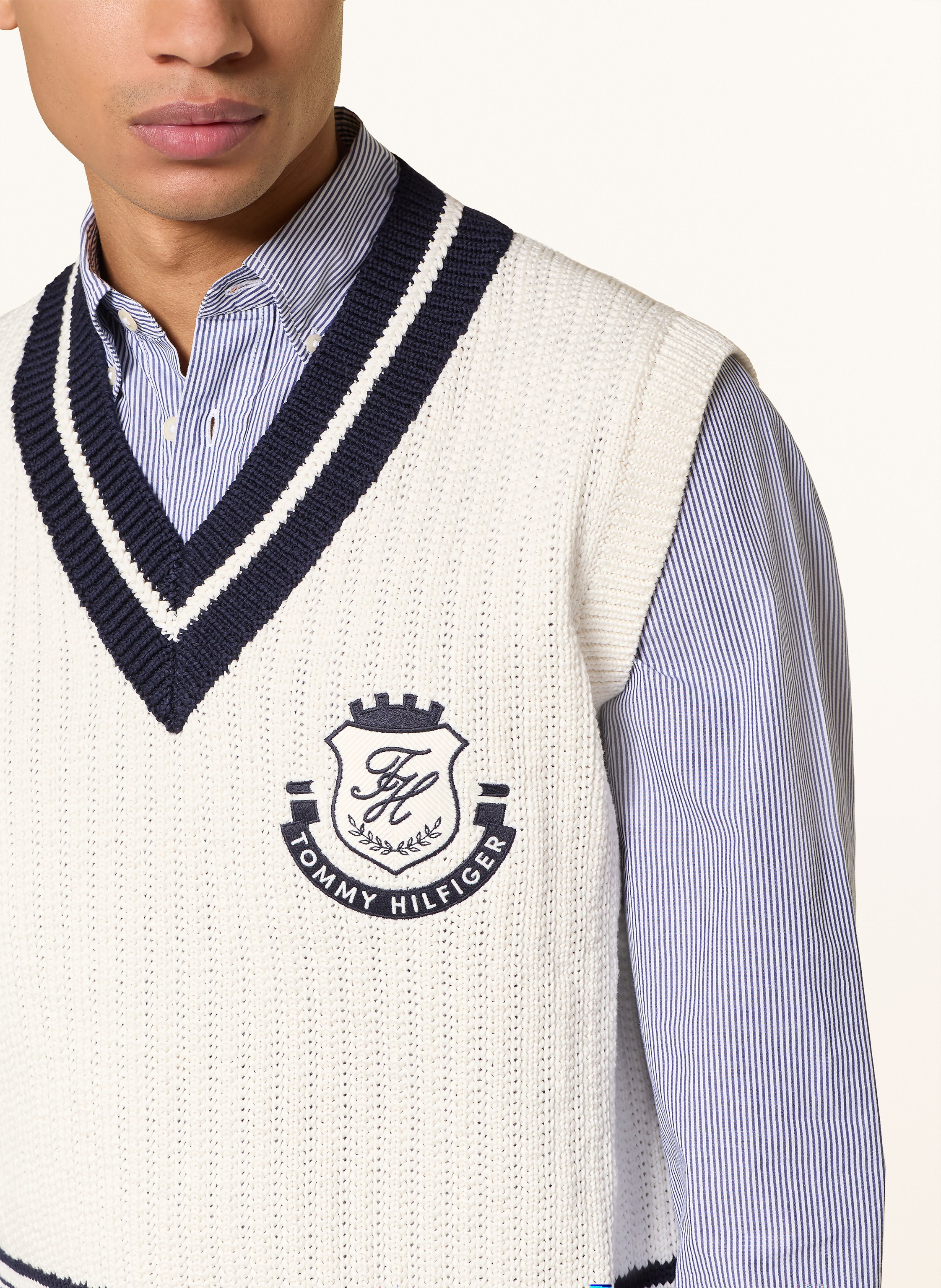 Thumbnail - Tommy Hilfiger Pullunder beige