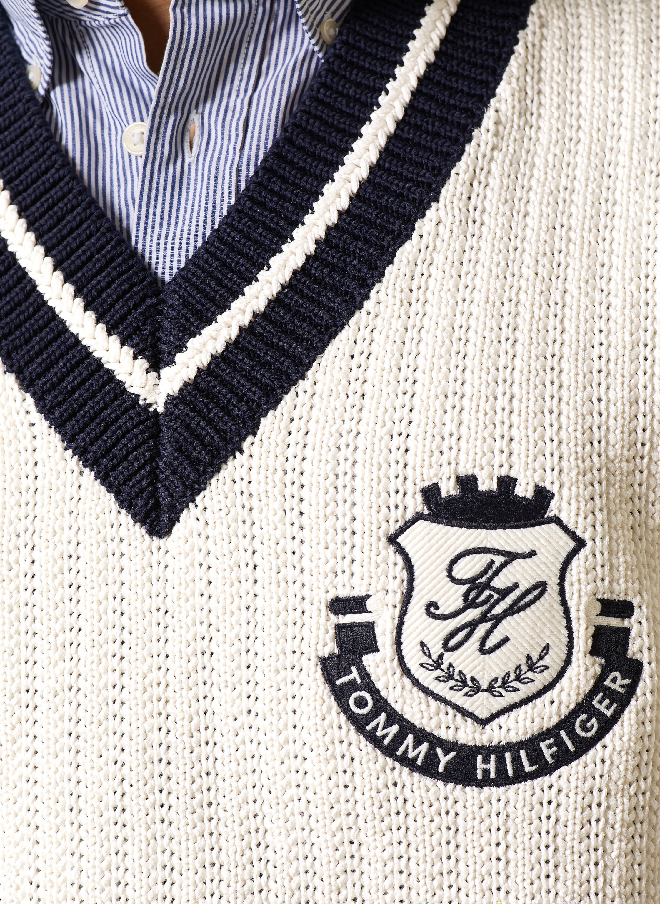 Thumbnail - Tommy Hilfiger Pullunder beige