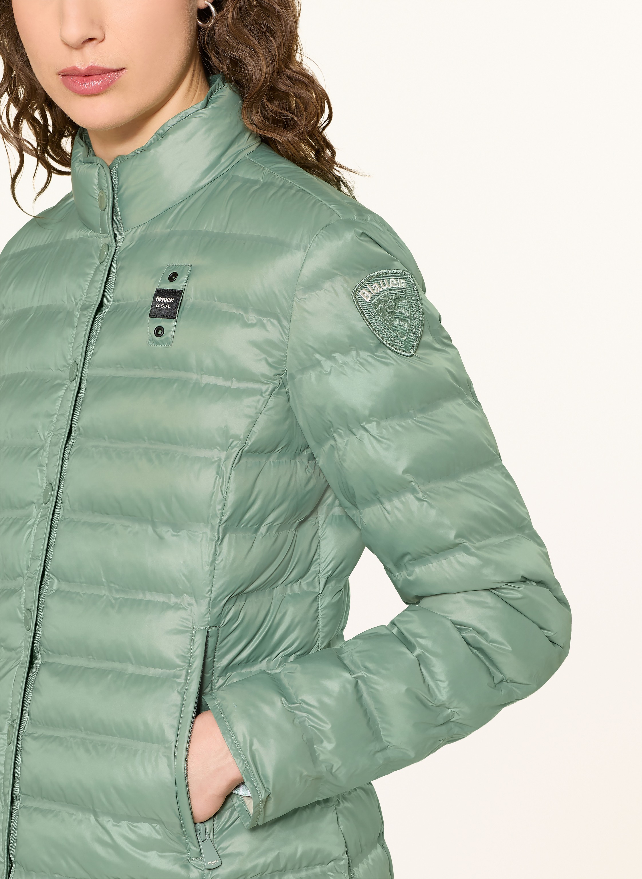 Thumbnail - Blauer Steppjacke Moon gruen