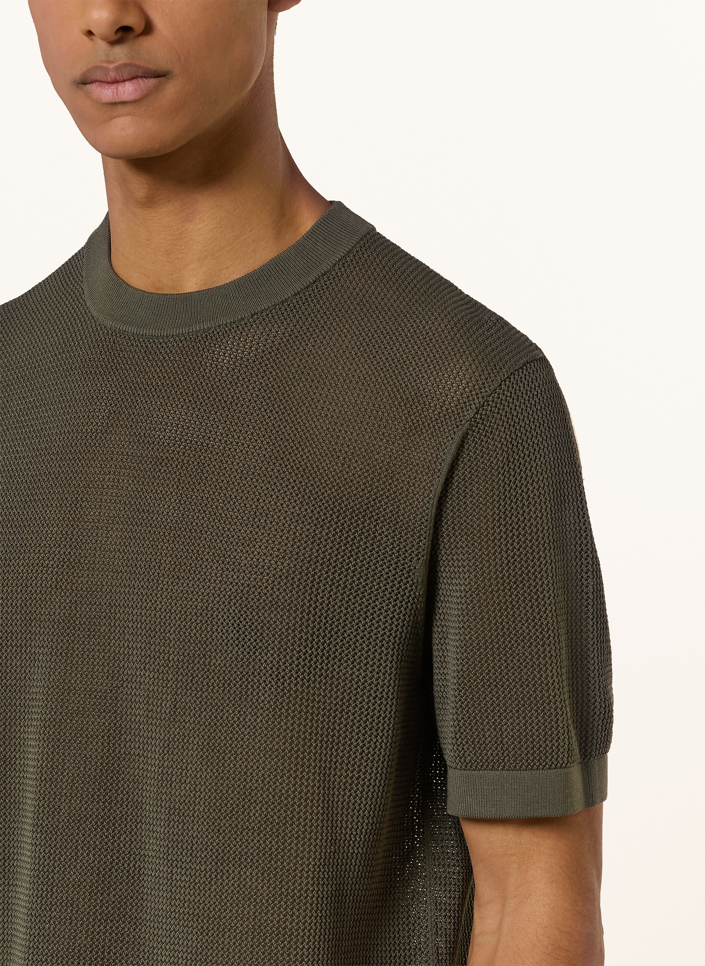 Thumbnail - Profuomo Strickshirt gruen