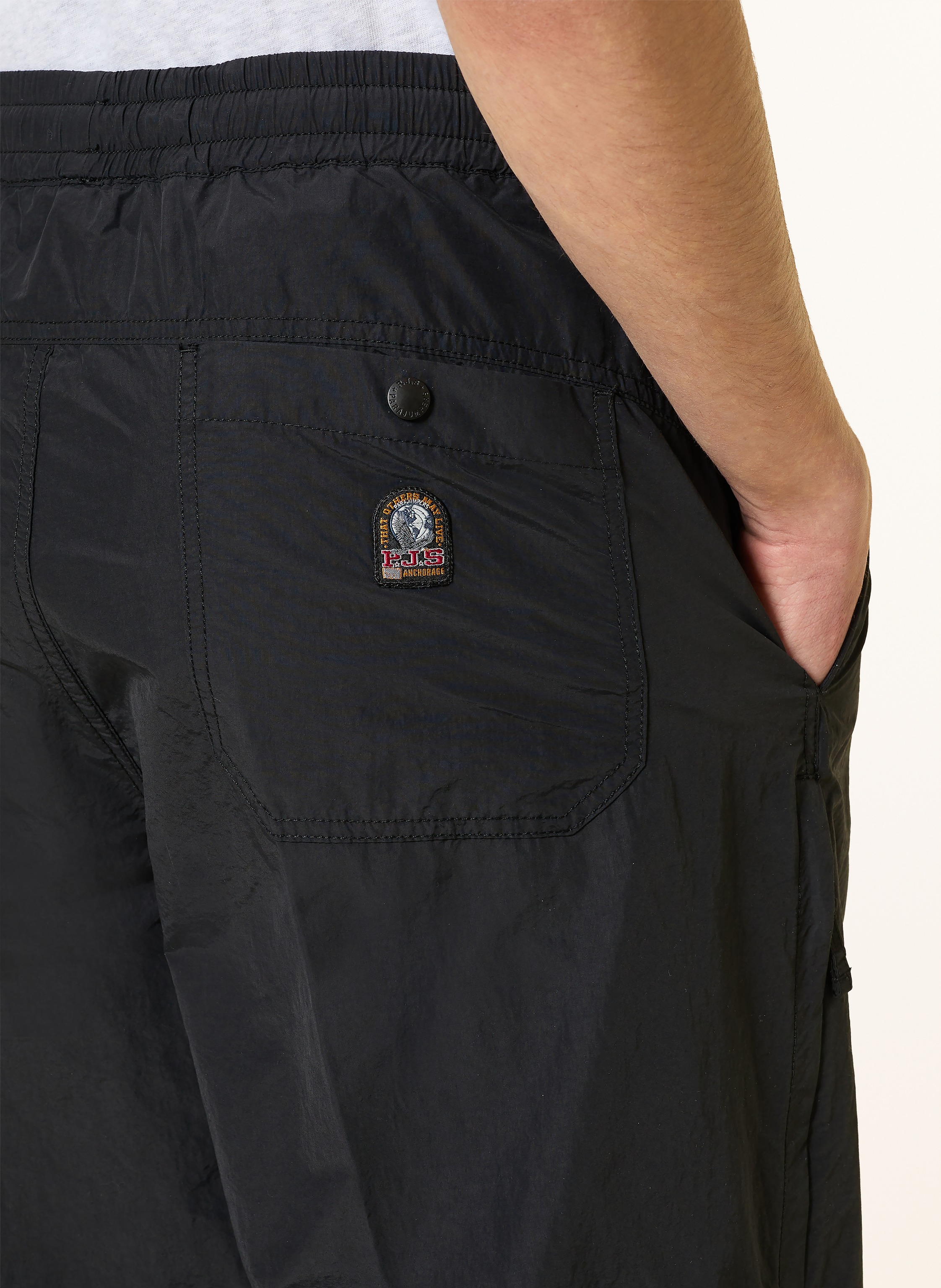 Thumbnail - Parajumpers Hose Alban Im Jogging-Stil schwarz