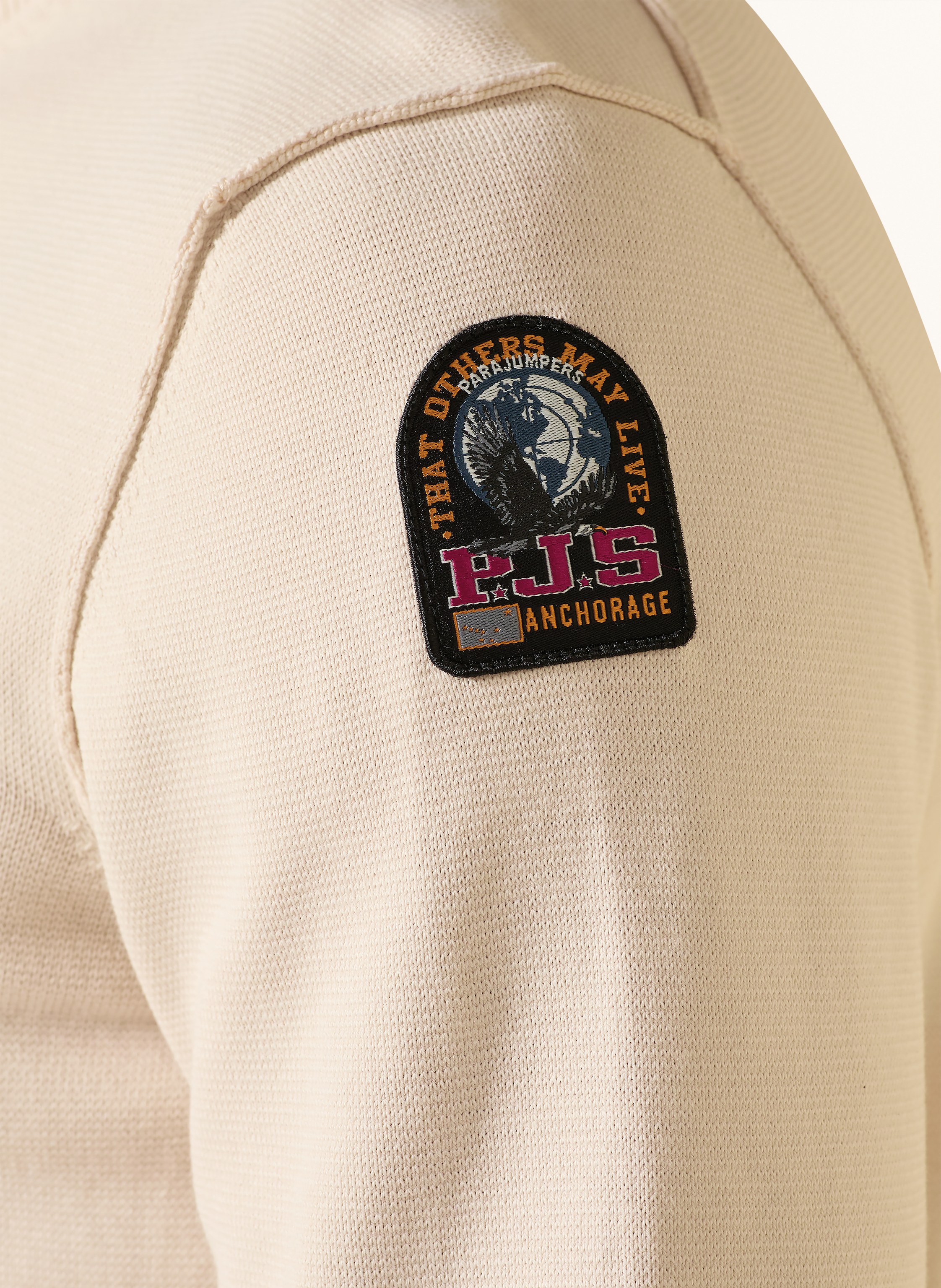 Thumbnail - Parajumpers Pullover Basic Braw weiss