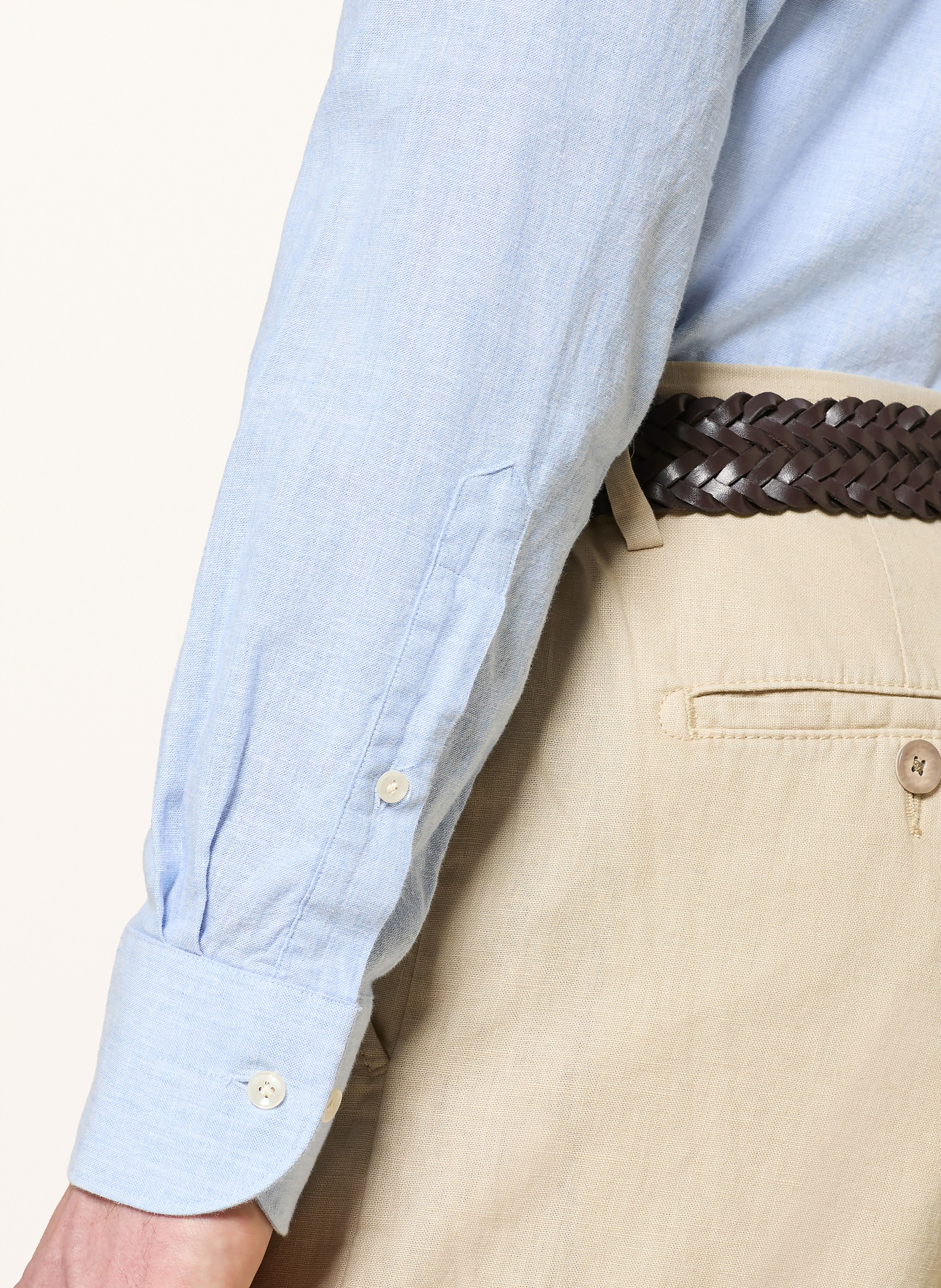 Thumbnail - Profuomo Hemd Slim Fit blau