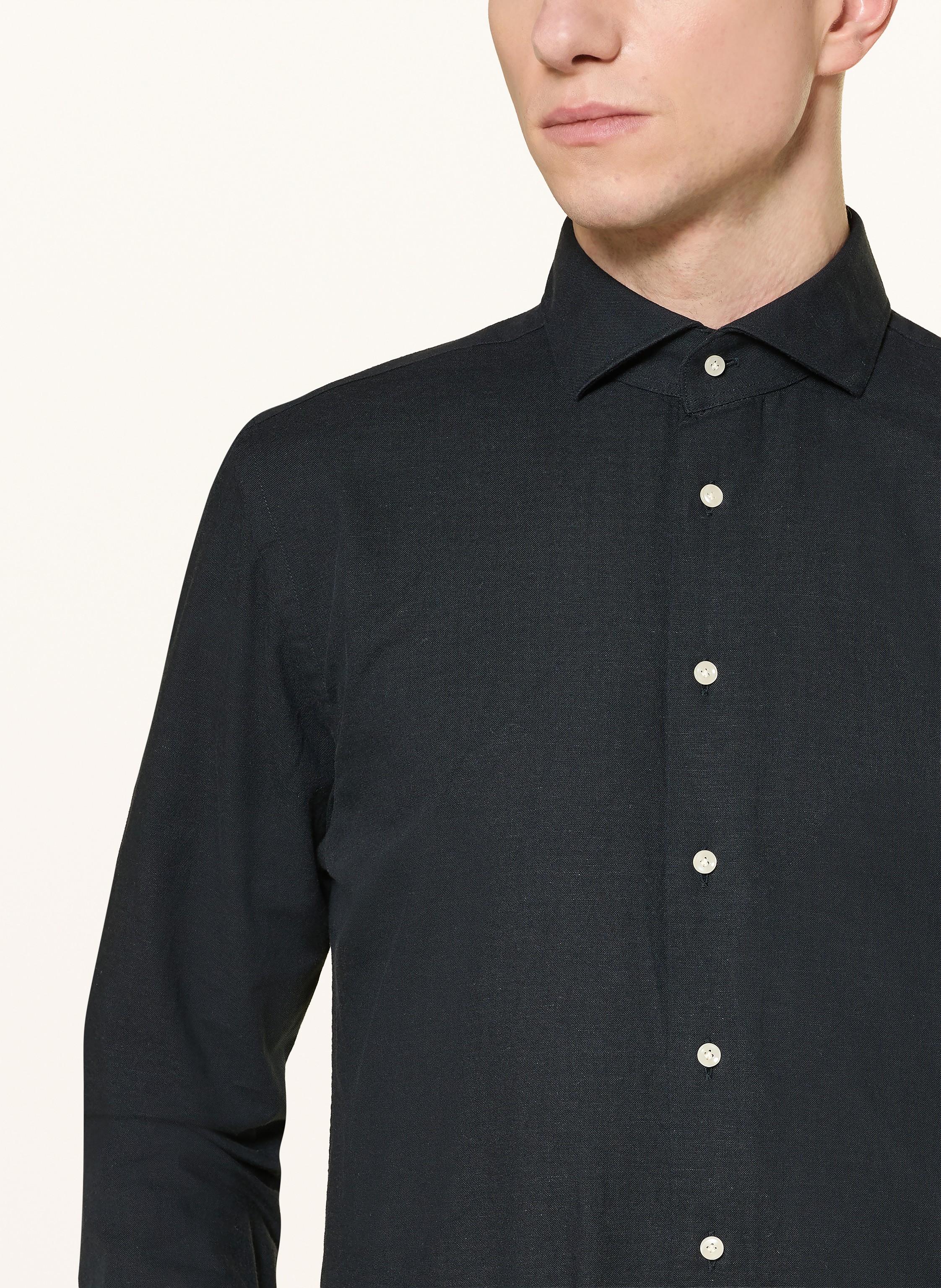 Thumbnail - Profuomo Hemd Slim Fit blau