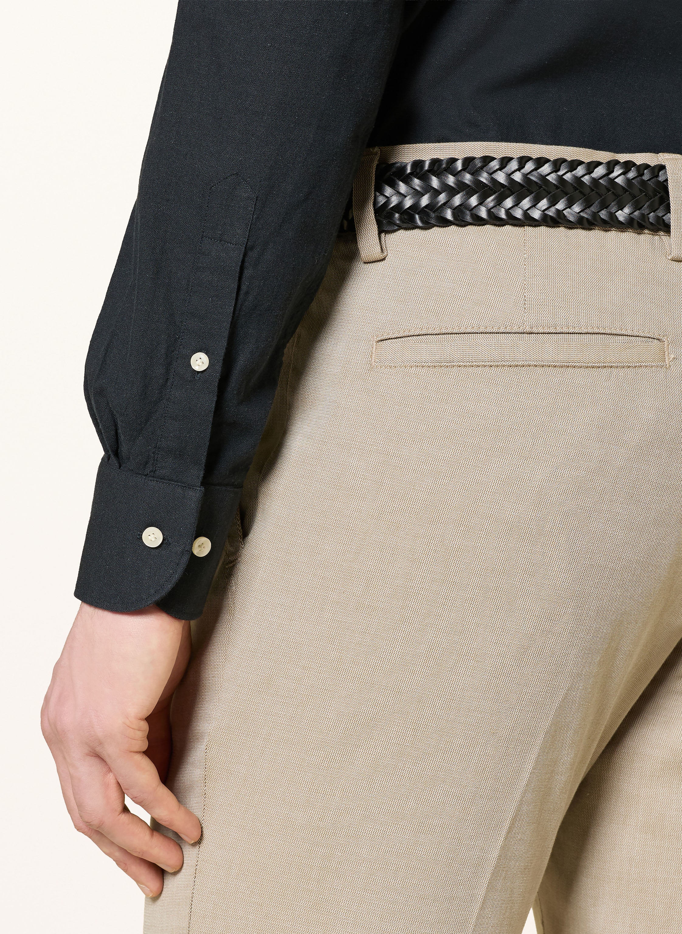 Thumbnail - Profuomo Hemd Slim Fit blau