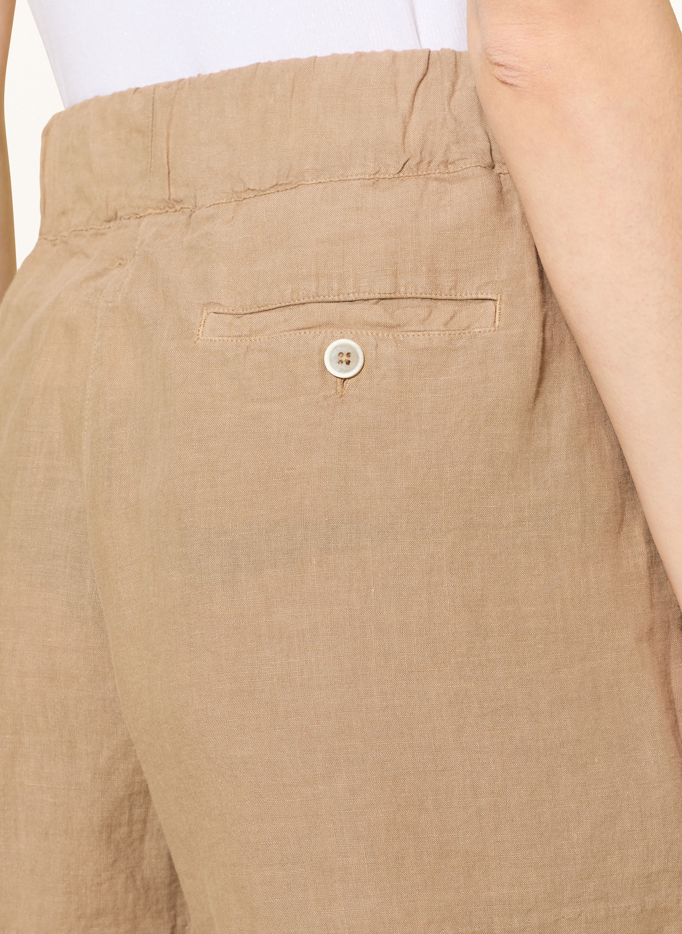Thumbnail - 120%Lino Leinenshorts beige
