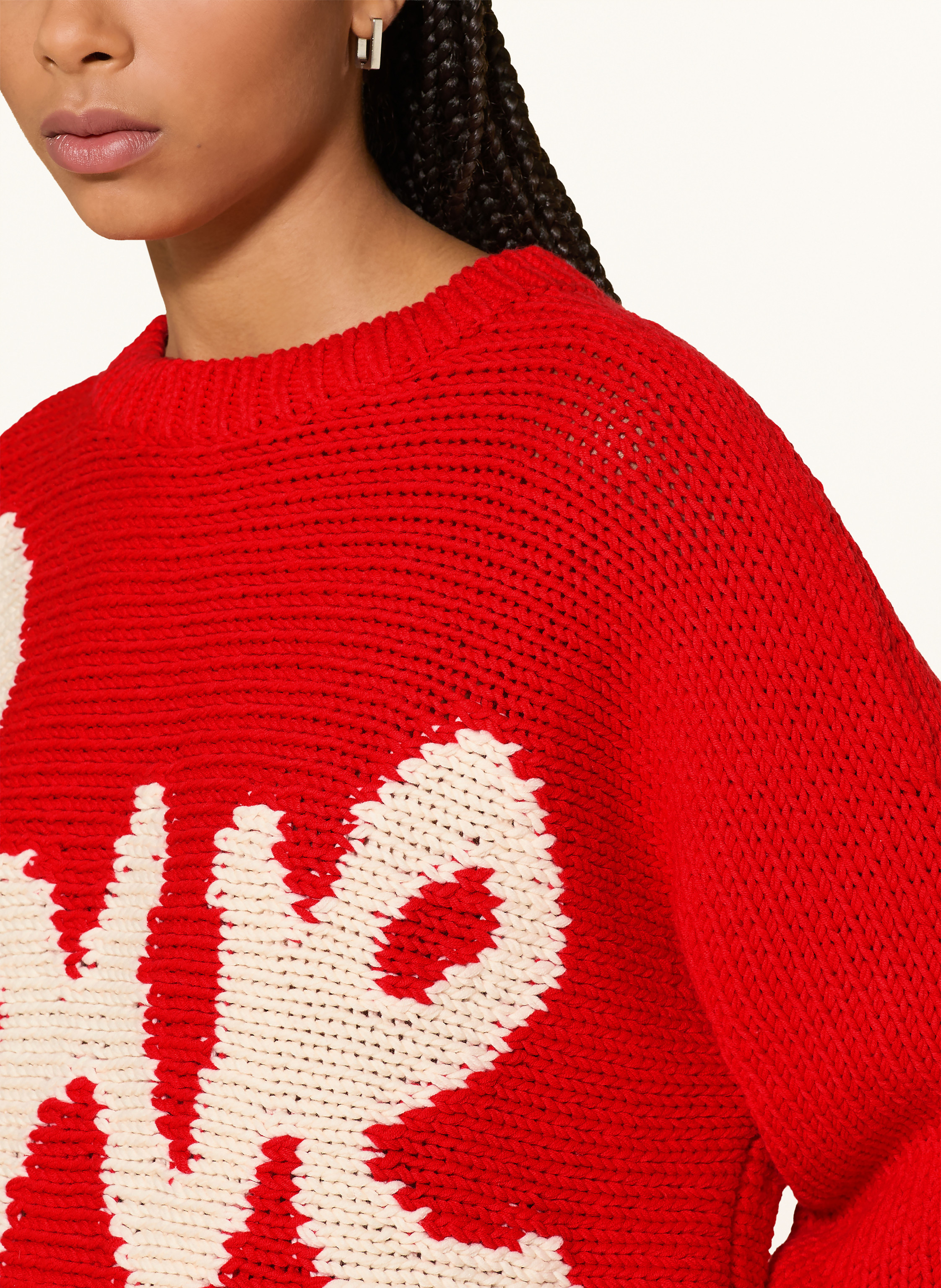 Thumbnail - Oversize-Strickpullover mit Artwork