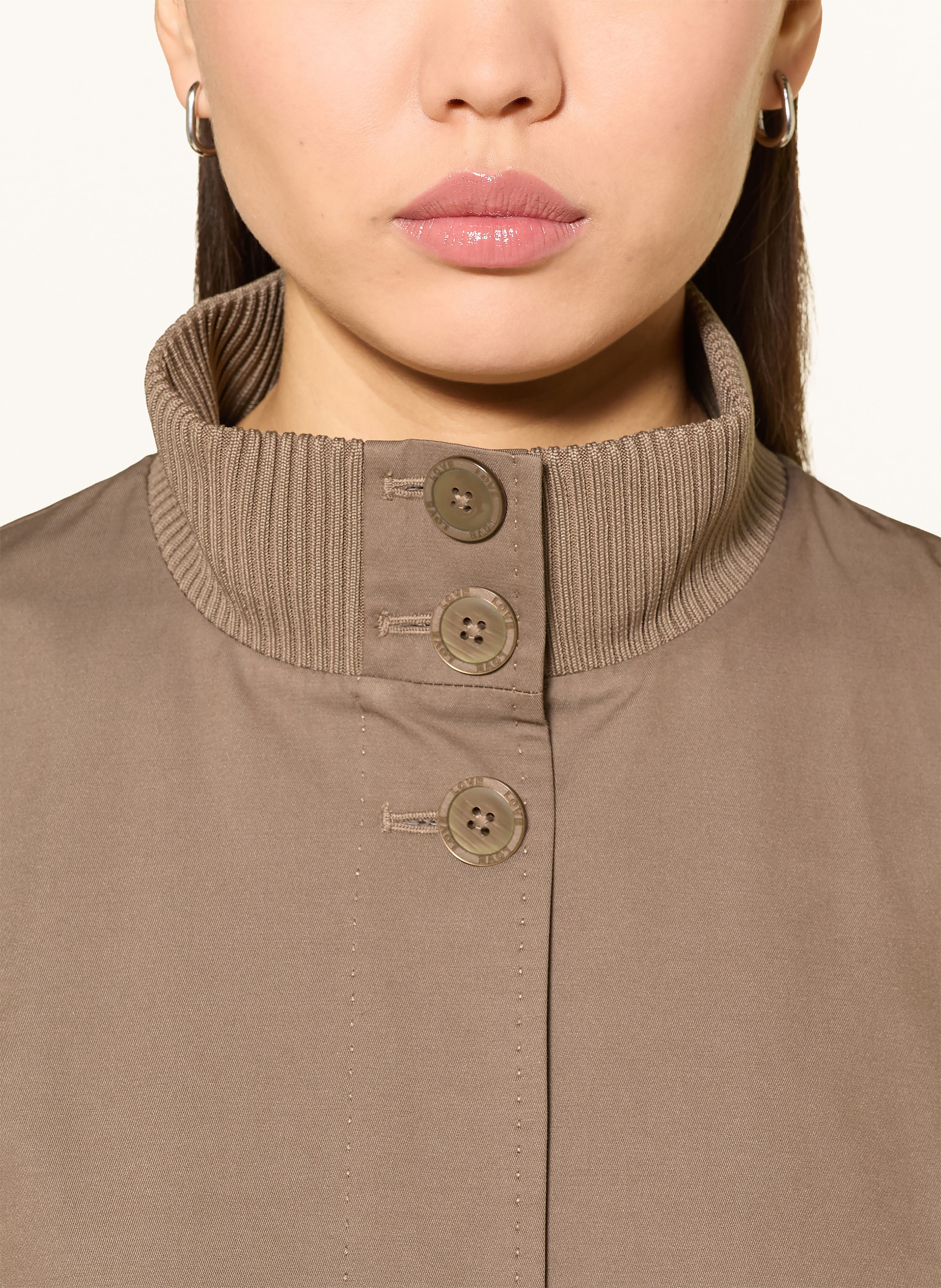 Thumbnail - Jacke im Relaxed Fit mit Rippbündchen-Details