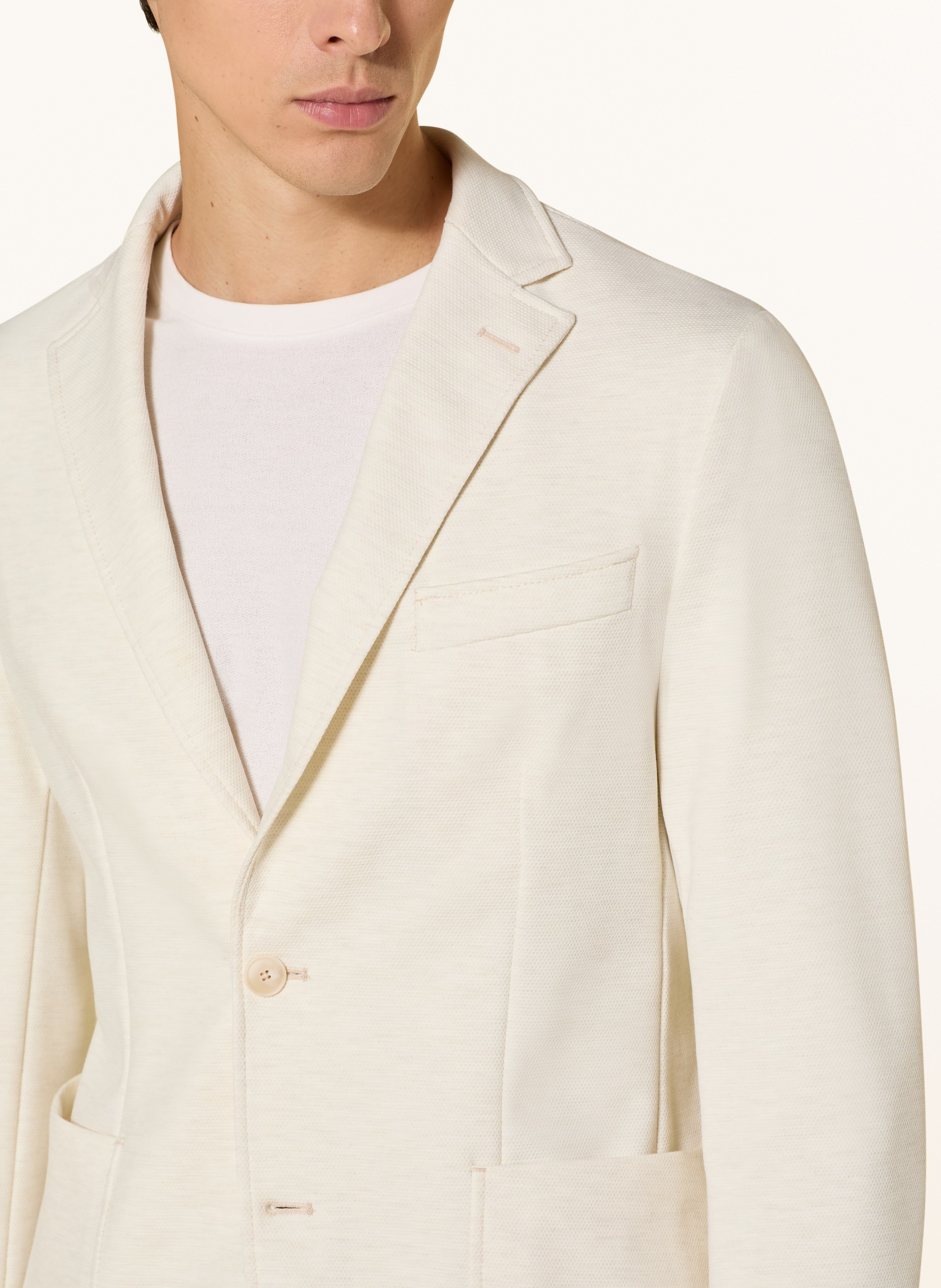 Thumbnail - Boss Anzugsakko Hanry Slim Fit weiss