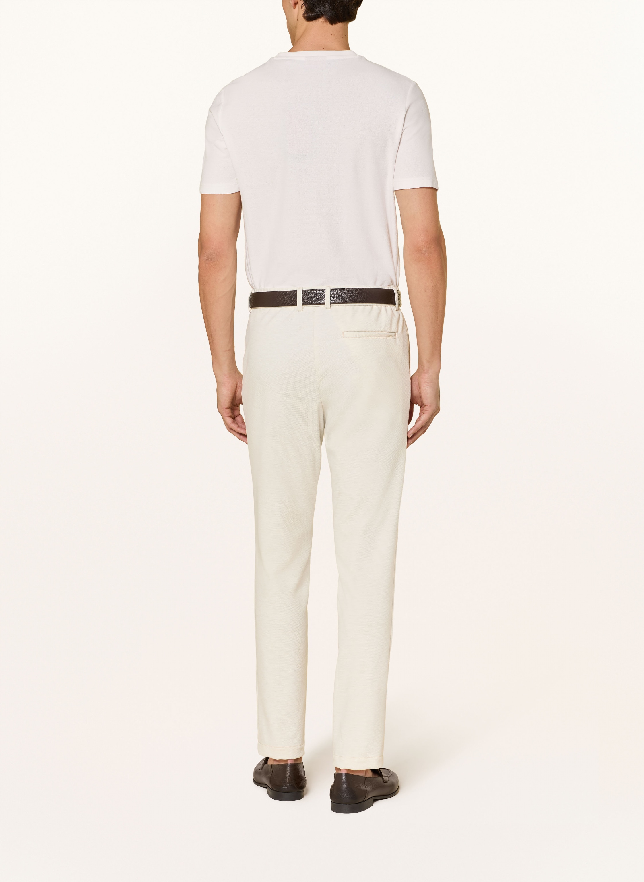 Thumbnail - Boss Anzughose Genius Slim Fit Aus Jersey weiss