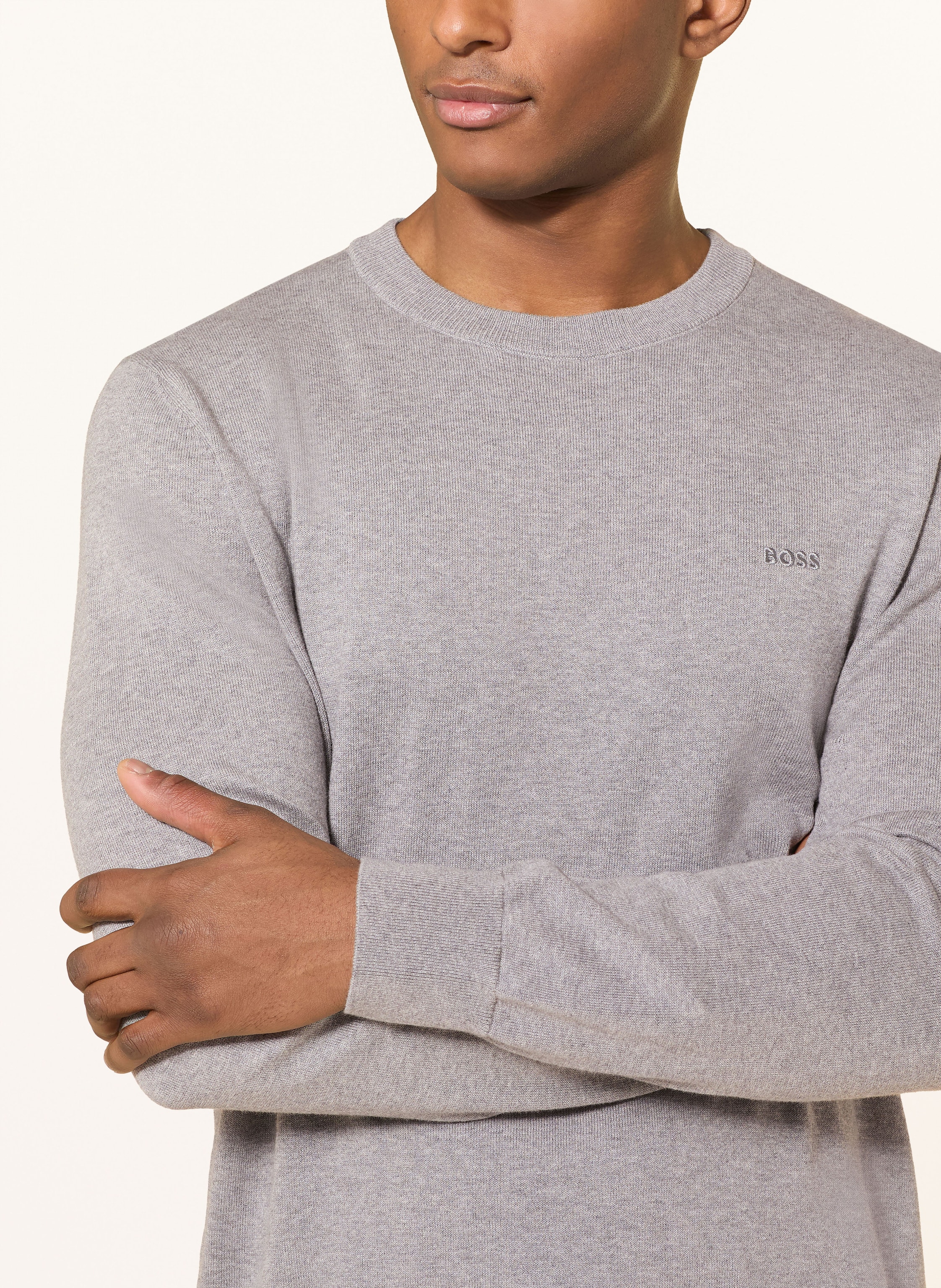 Thumbnail - Boss Pullover Upacas grau