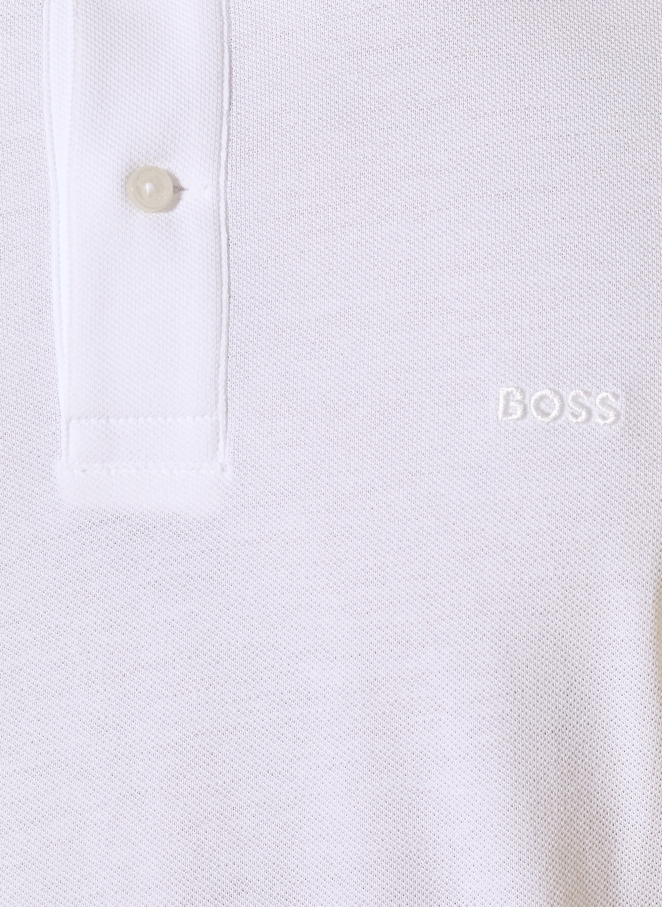 Thumbnail - Boss Piqué-Poloshirt Pallas Regular Fit weiss