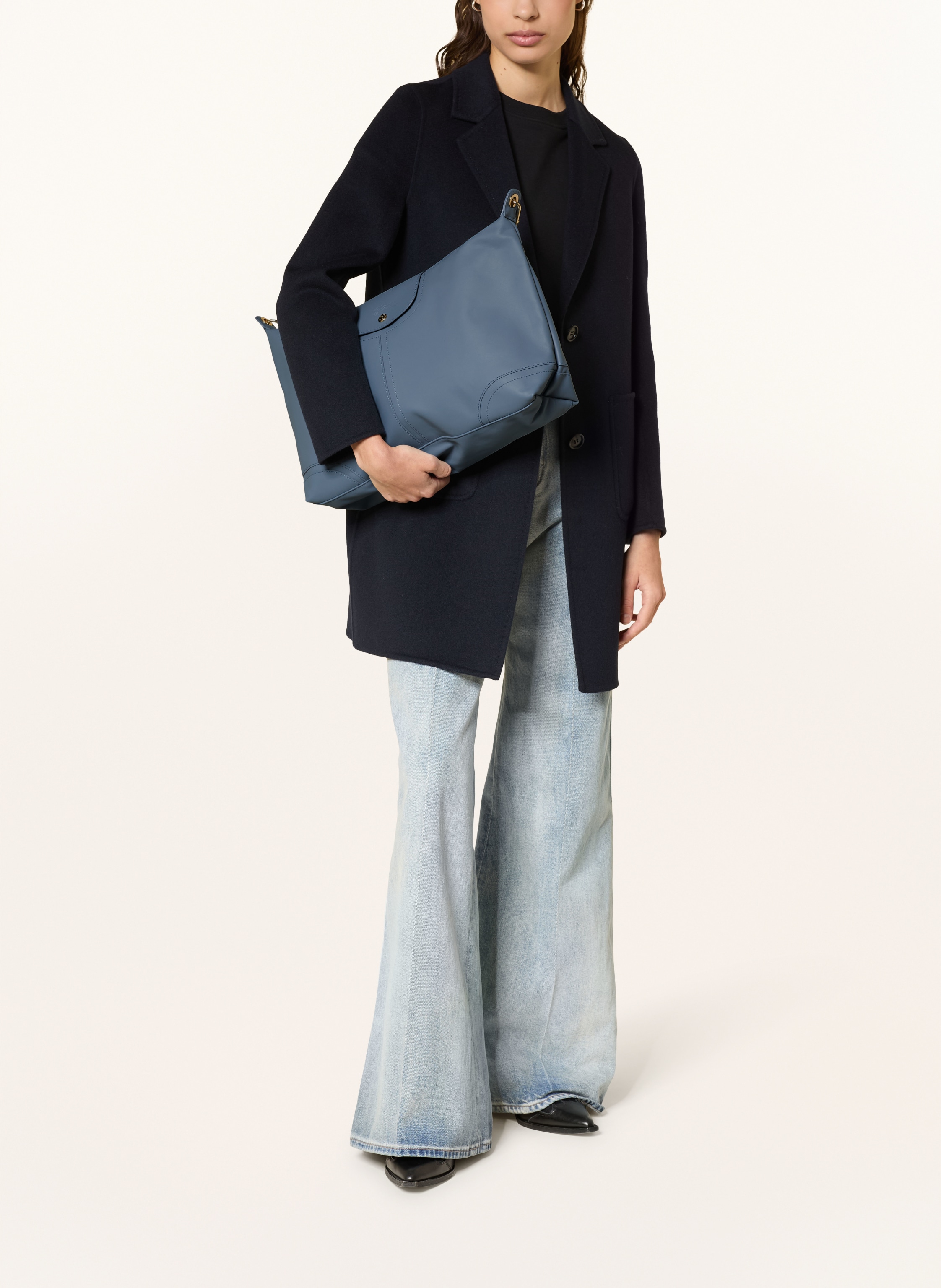 Thumbnail - Longchamp Schultertasche Le Pliage Xtra blau